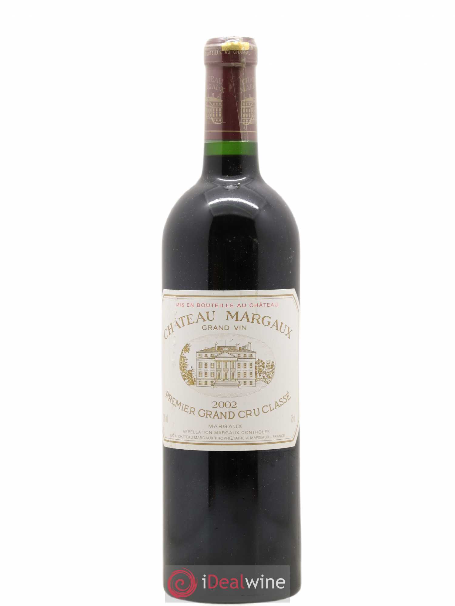 Château Margaux 1er Grand Cru Classé 2002 - Lot de 1 bouteille - 0