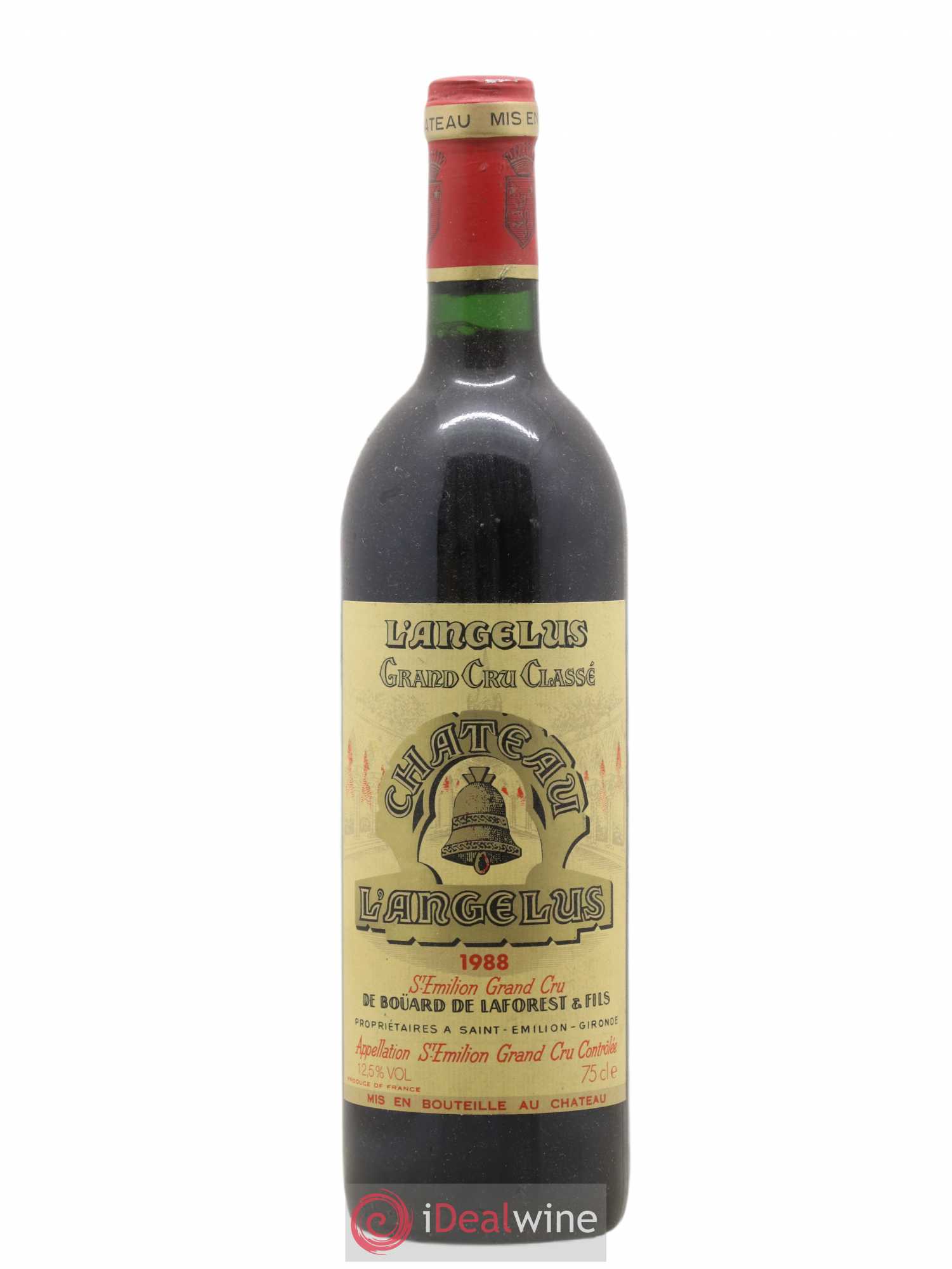 Château Angélus 1er Grand Cru Classé A 1988 - Lot de 1 bouteille - 0