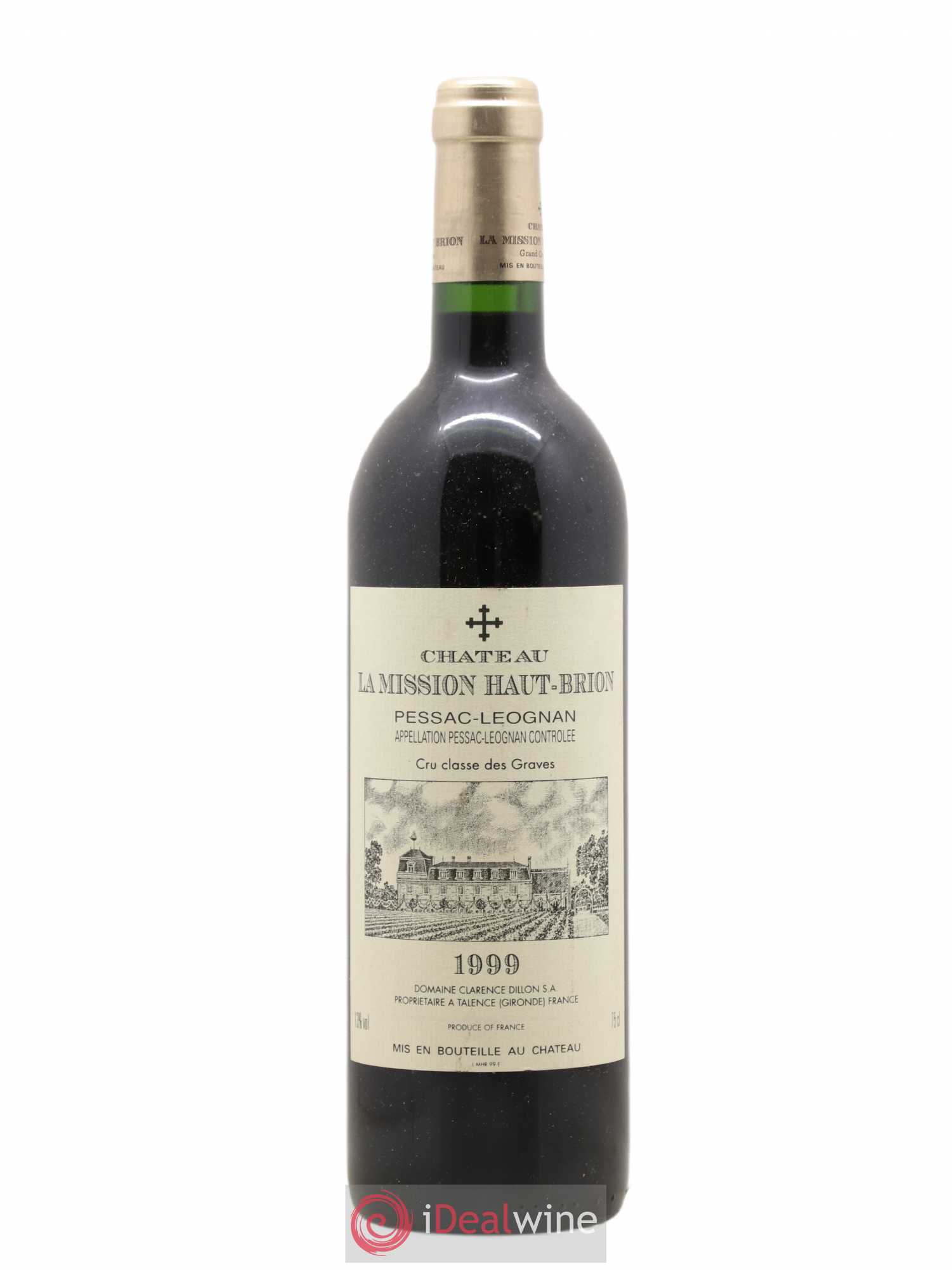 Château la Mission Haut-Brion Cru Classé de Graves 1999 - Lot de 1 bouteille - 0