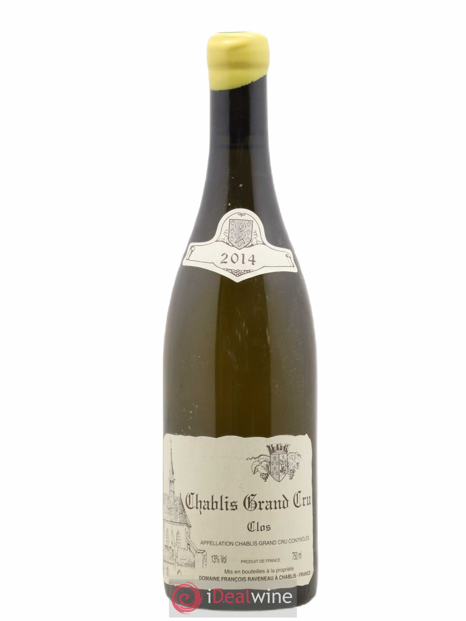 Chablis Grand Cru Clos Raveneau (Domaine) 2014 - Lot de 1 bouteille - 0