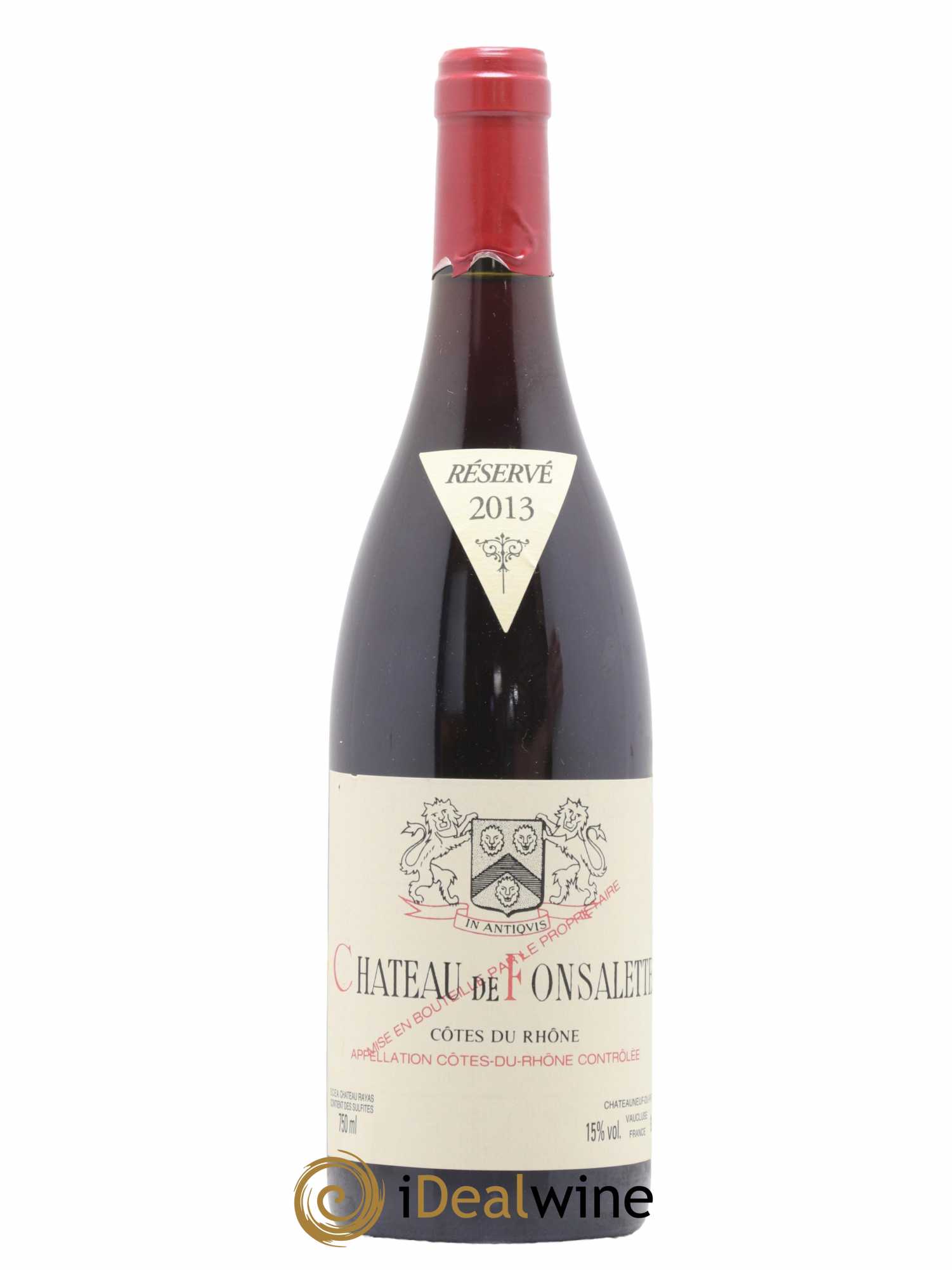 Côtes-du-Rhône Château de Fonsalette Emmanuel Reynaud 2013 - Lot de 1 bouteille - 0