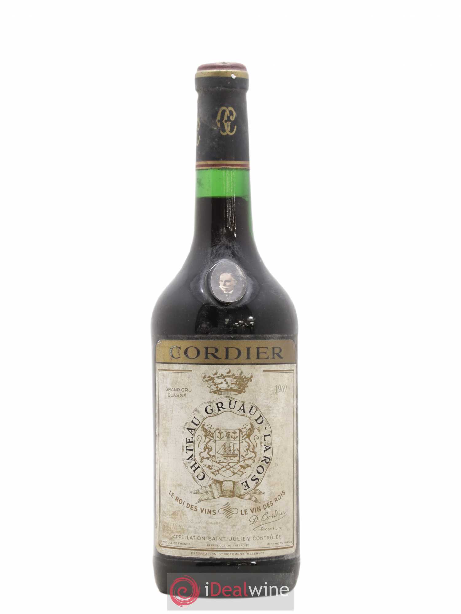 Château Gruaud Larose 2ème Grand Cru Classé 1969 - Lot de 1 bouteille - 0