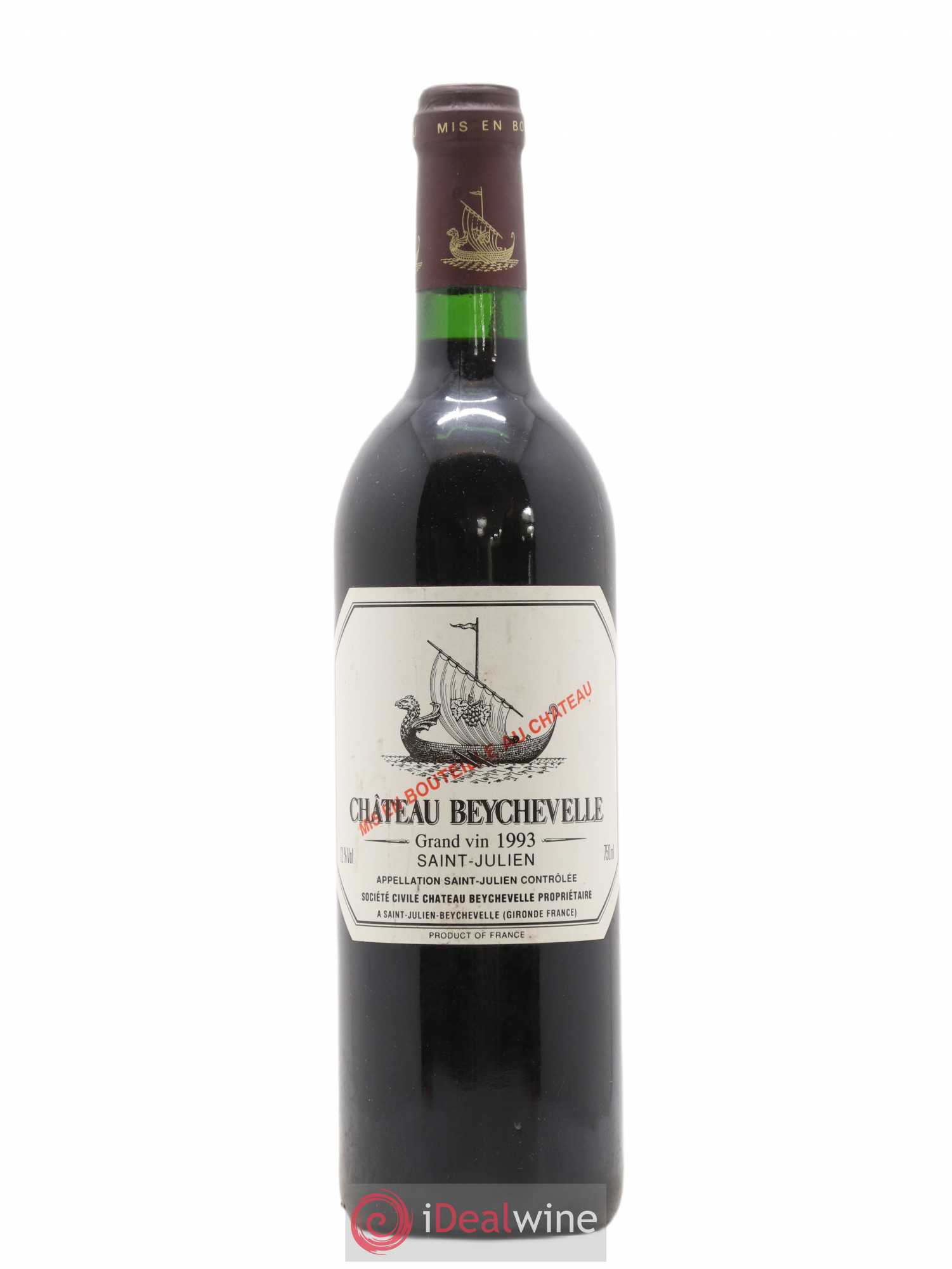 Château Beychevelle 4ème Grand Cru Classé 1993 - Lot de 1 bouteille - 0