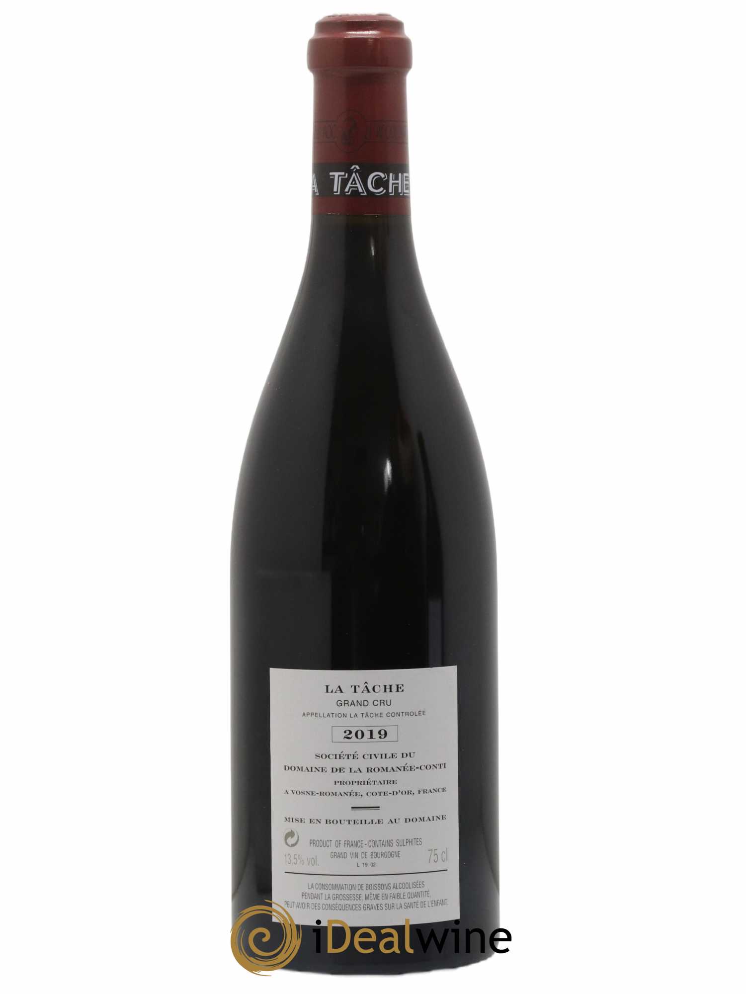 La Tâche Grand Cru Domaine de la Romanée-Conti 2019 - Lot of 1 bottle - 1