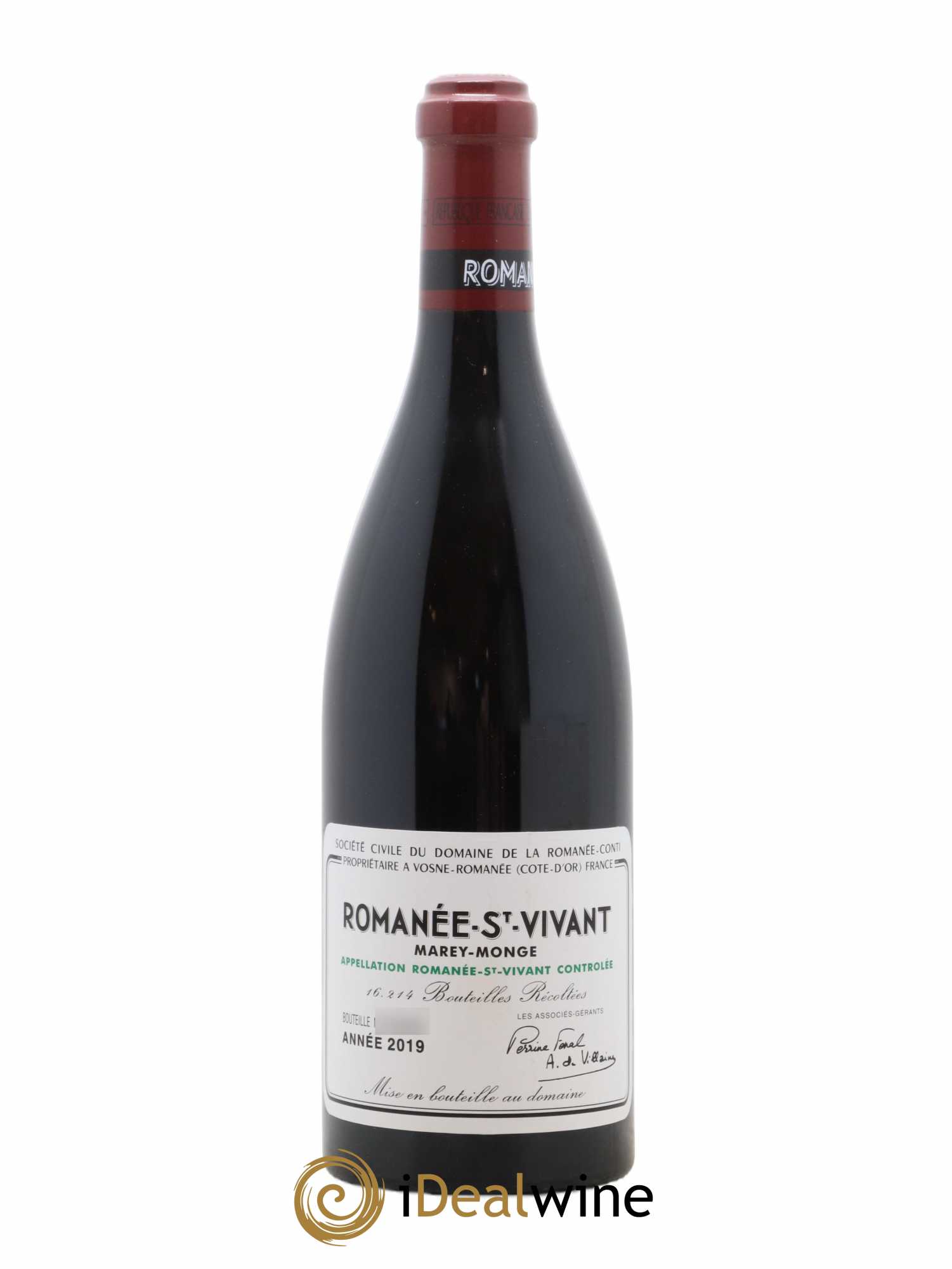Romanée-Saint-Vivant Grand Cru Domaine de la Romanée-Conti 2019 - Lot de 1 bouteille - 0