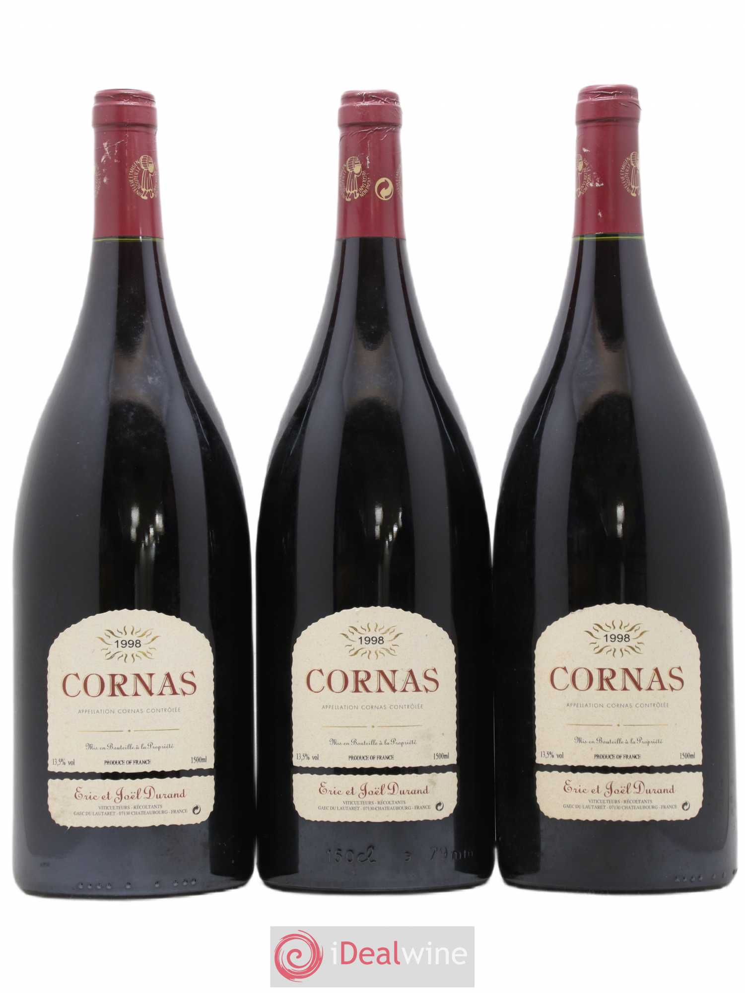 Cornas Domaine Durand 1998 - Posten von 3 Magnum - 0