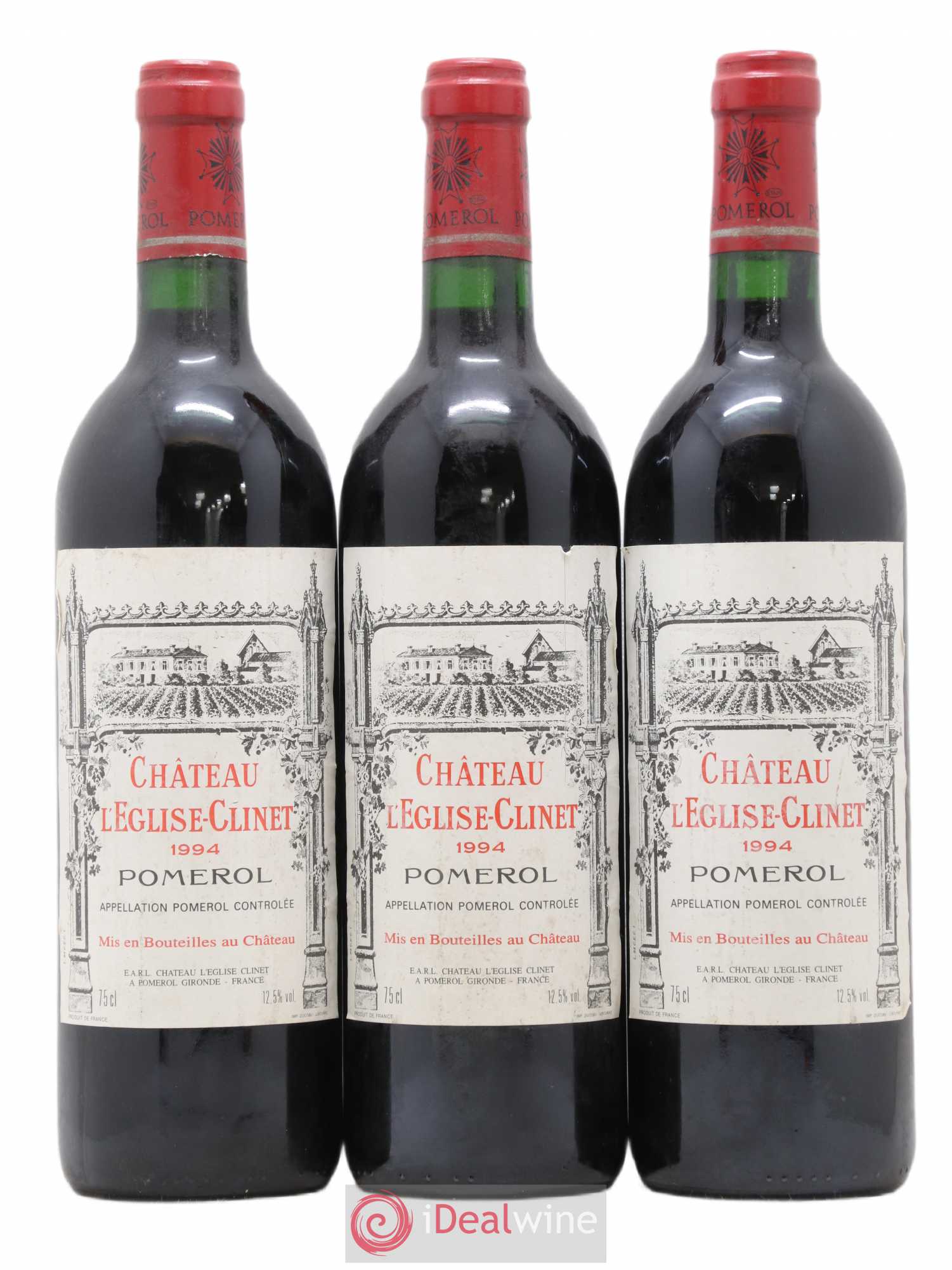 Château l' Église Clinet 1994 - Lot de 3 bouteilles - 0
