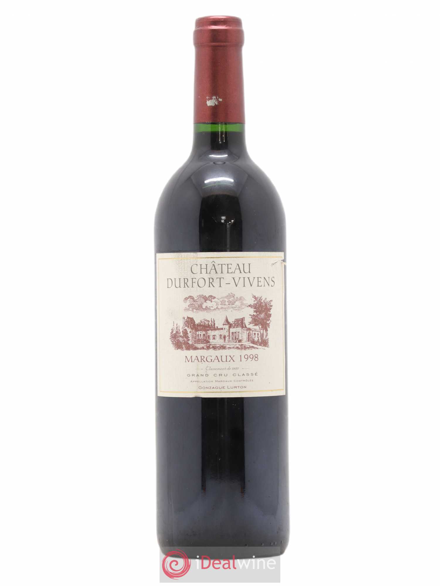 Château Durfort Vivens 2ème Grand Cru Classé 1998 - Lot de 1 bouteille - 0