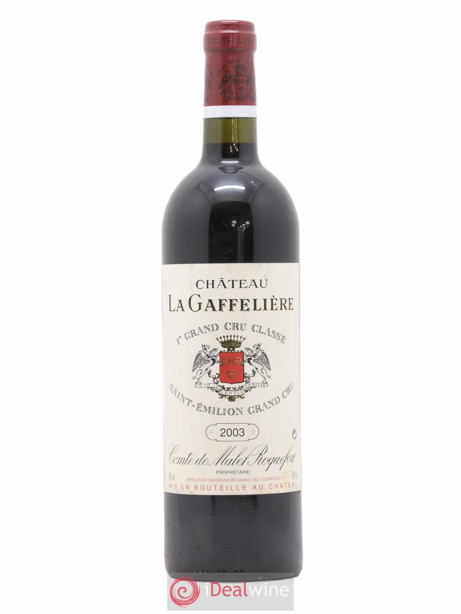 Château la Gaffelière 1er Grand Cru Classé B 2003 - Lot de 1 bouteille - 0