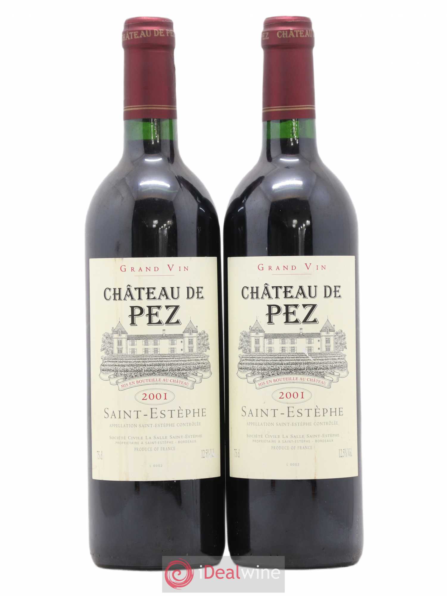 Château de Pez 2001 - Lot de 2 bouteilles - 0