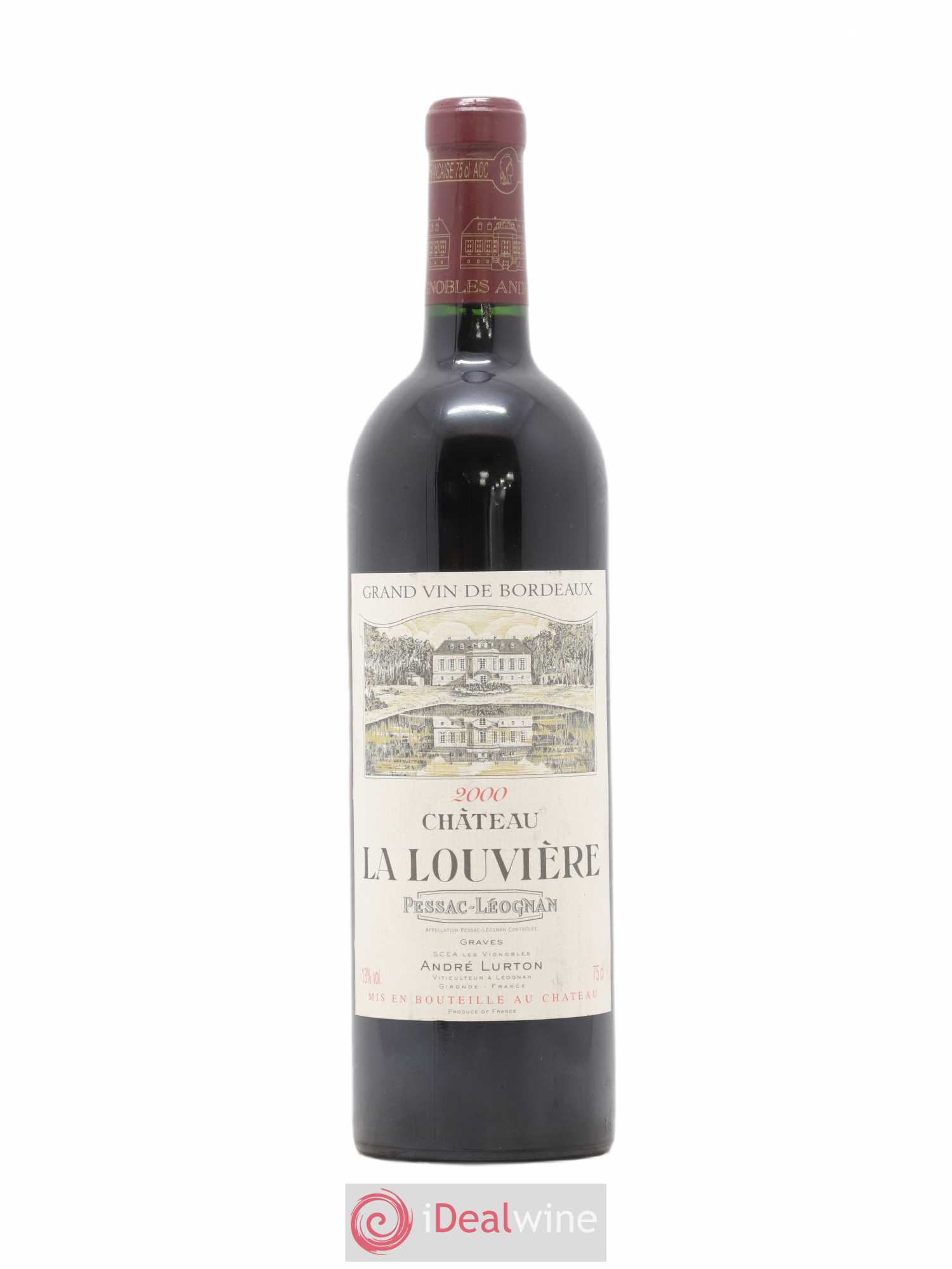 Château la Louvière 2000 - Lot de 1 bouteille - 0