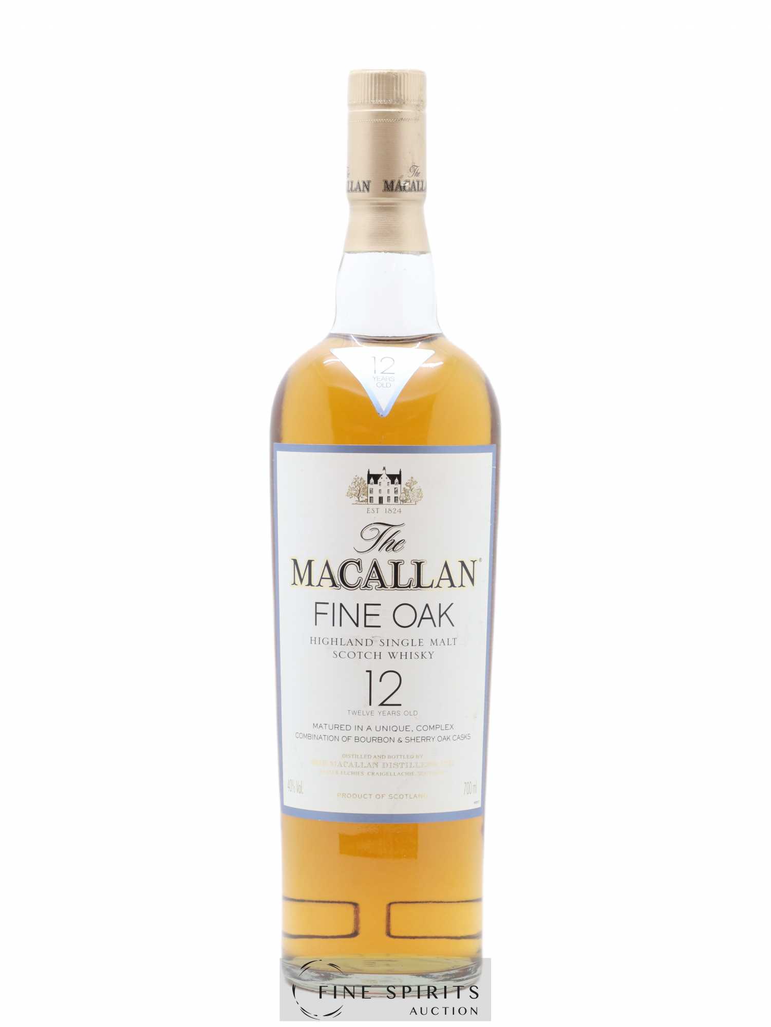 Macallan (The) 12 years Of. Fine Oak Bourbon & Sherry Oak Casks - Lot de 1 bouteille - 0