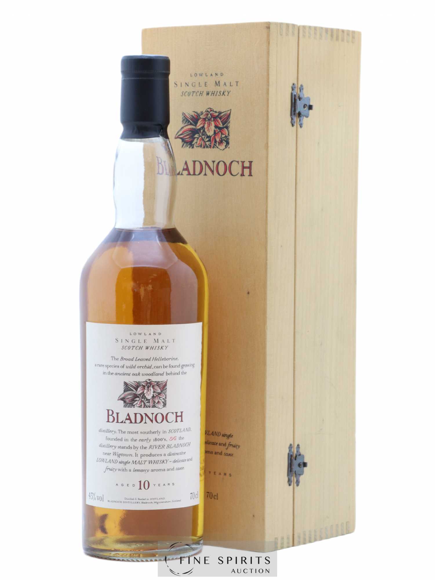 Bladnoch 10 years Of. Flora & Fauna - Lot de 1 bouteille - 0