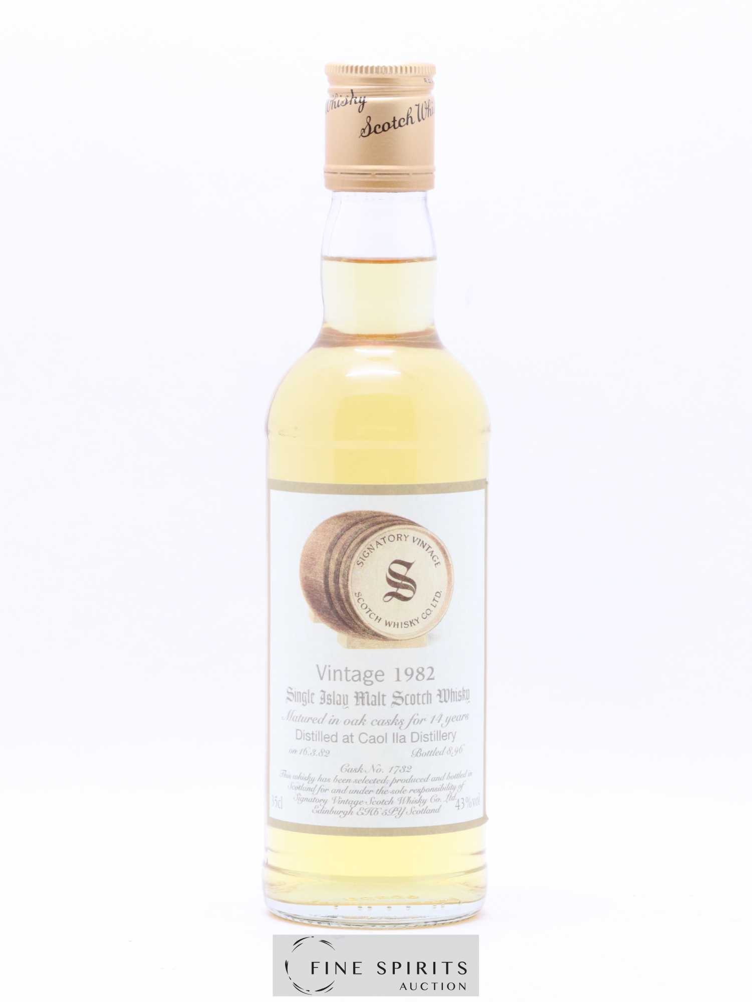 Caol Ila 14 years 1982 Signatory Vintage Cask n°1732 - bottled 1996 - Lot de 1 bouteille - 1
