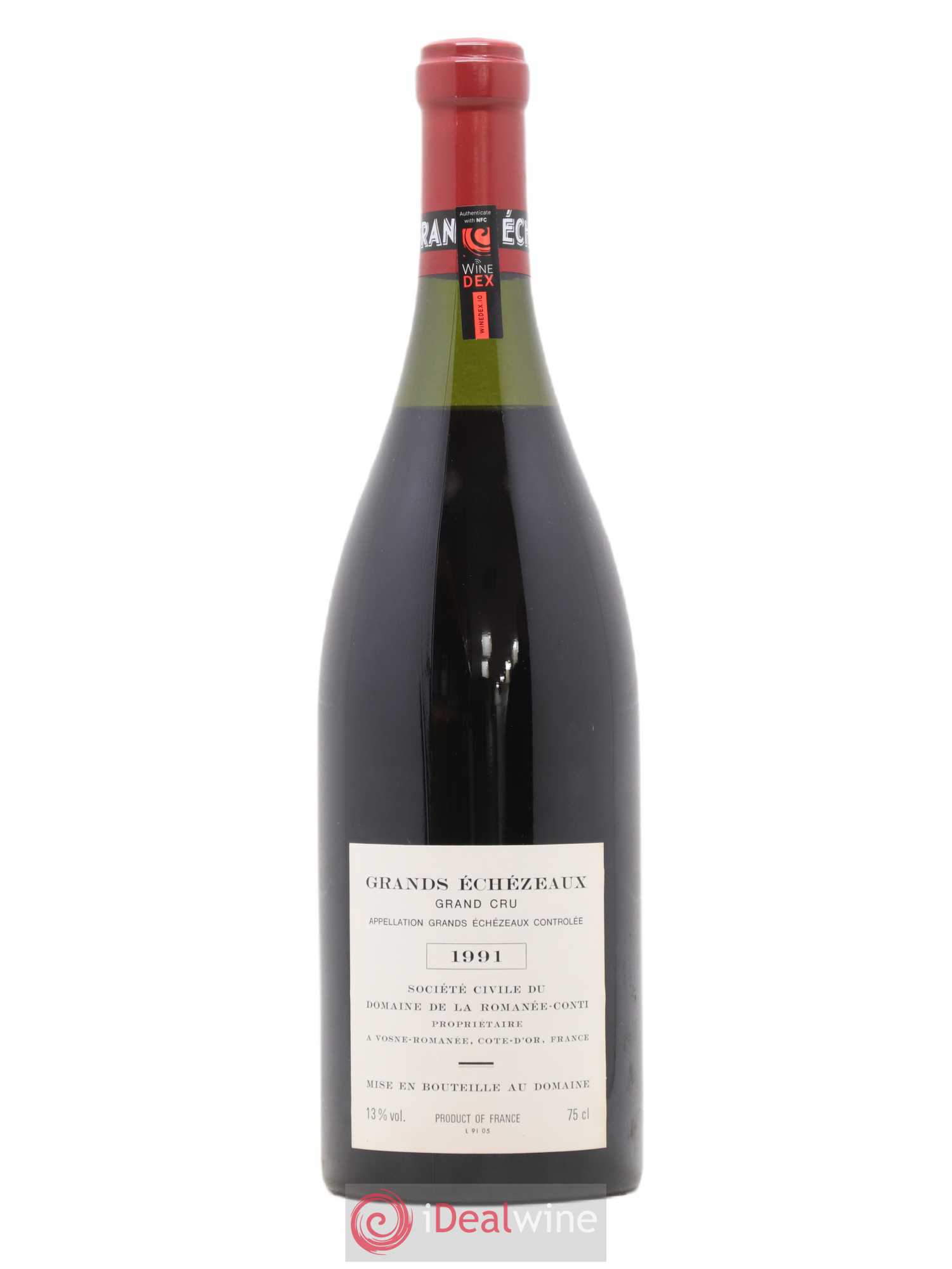 Grands-Echezeaux Grand Cru Domaine de la Romanée-Conti 1991 - Lot de 1 bouteille - 1