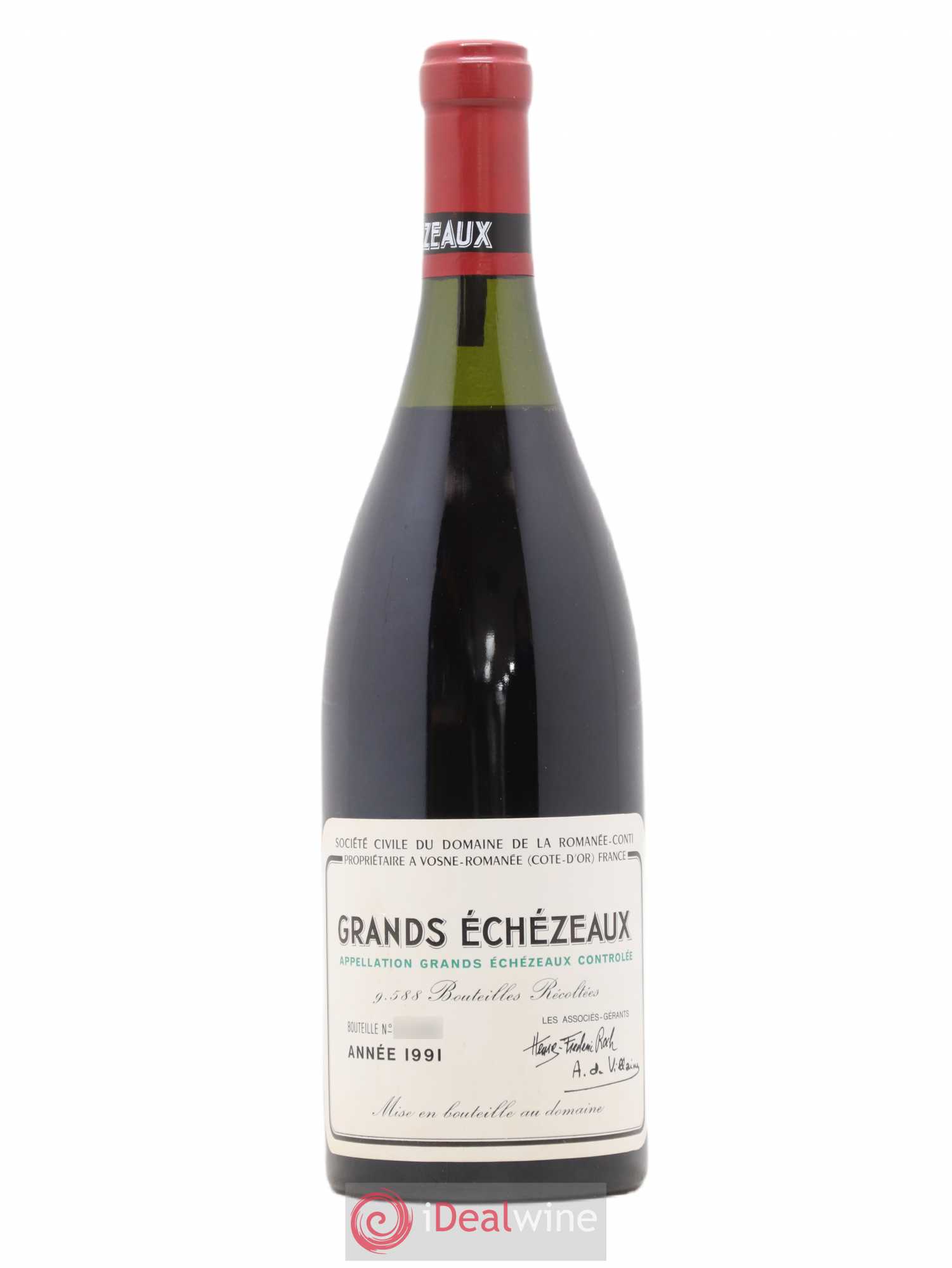Grands-Echezeaux Grand Cru Domaine de la Romanée-Conti 1991 - Lot de 1 bouteille - 0