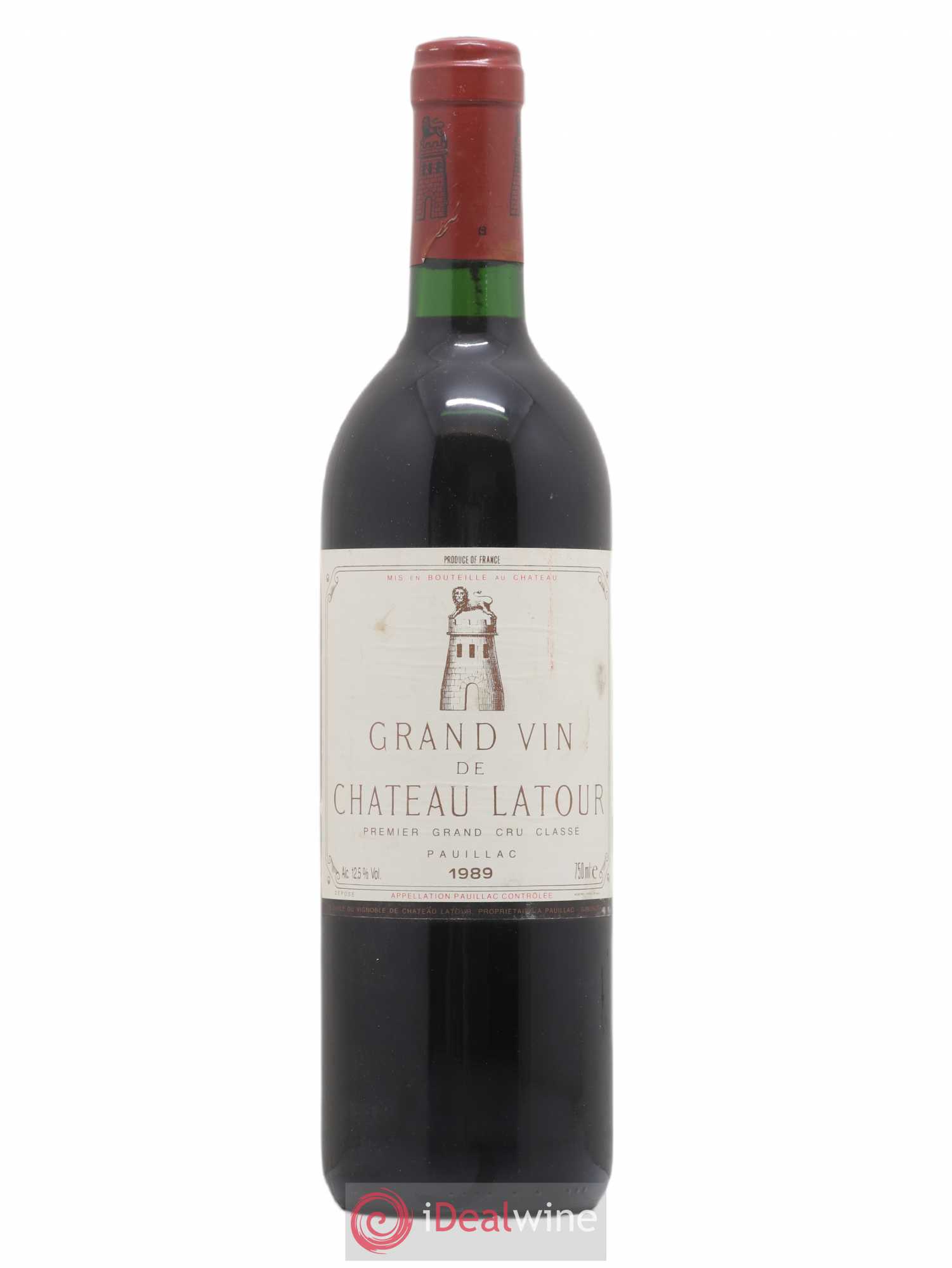 Château Latour 1er Grand Cru Classé 1989 - Lot de 1 bouteille - 0