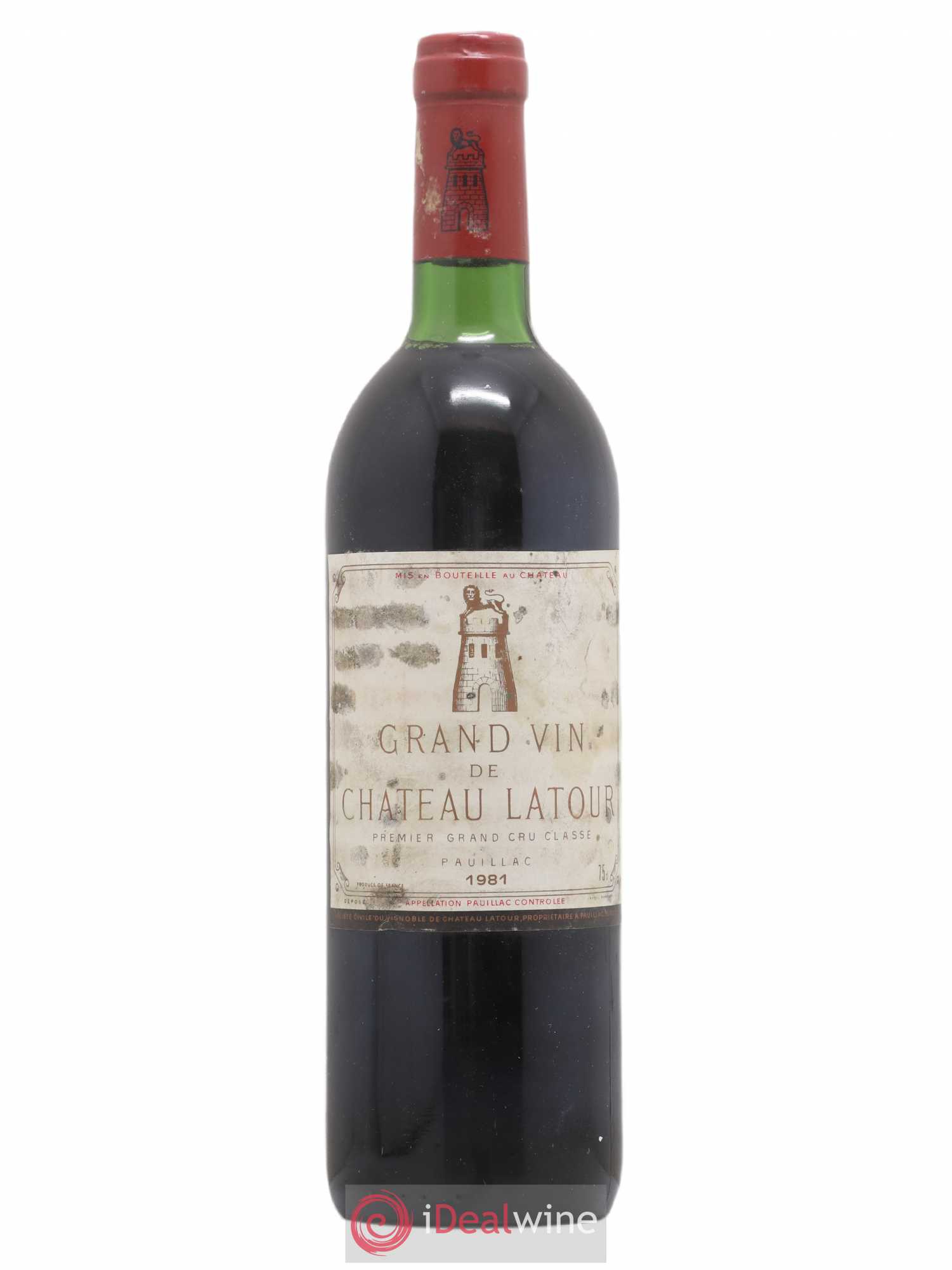 Château Latour 1er Grand Cru Classé 1981 - Lot de 1 bouteille - 0