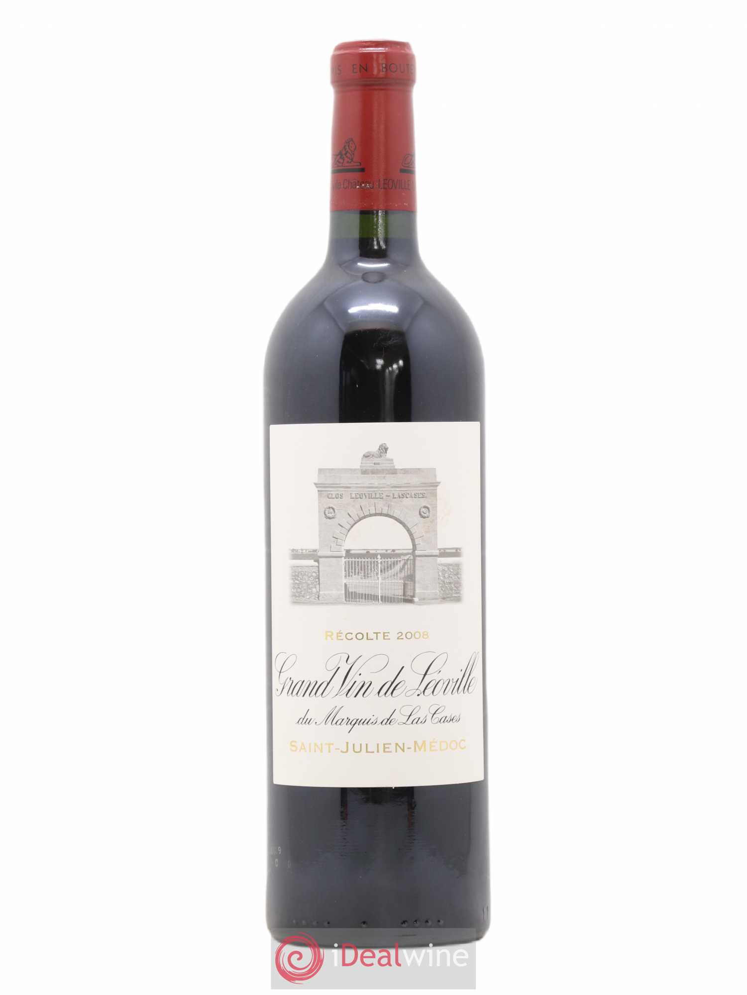 Château Léoville Las Cases 2ème Grand Cru Classé 2008 - Lot de 1 bouteille - 0