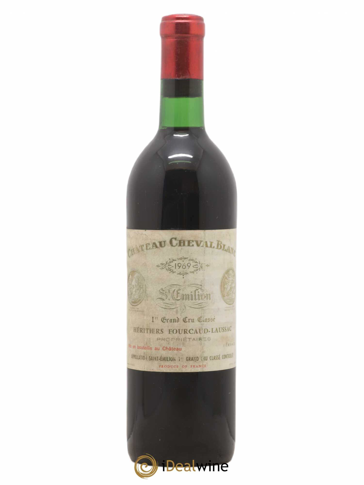 Château Cheval Blanc 1er Grand Cru Classé A 1969 - Lot de 1 bouteille - 0
