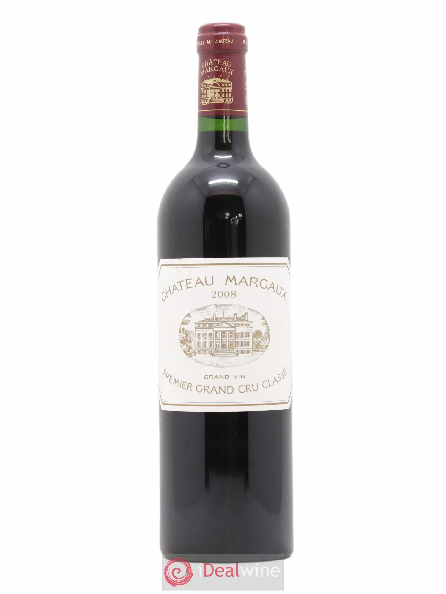 Château Margaux 1er Grand Cru Classé 2008 - Lot de 1 bouteille - 0