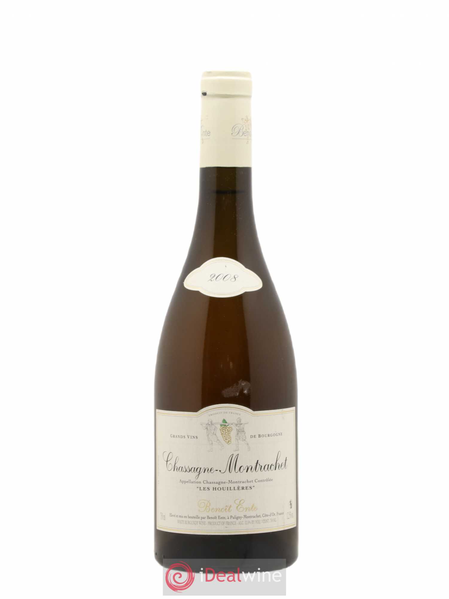 Chassagne-Montrachet Les Houillères Benoit Ente 2008 - Lot de 1 bouteille - 0