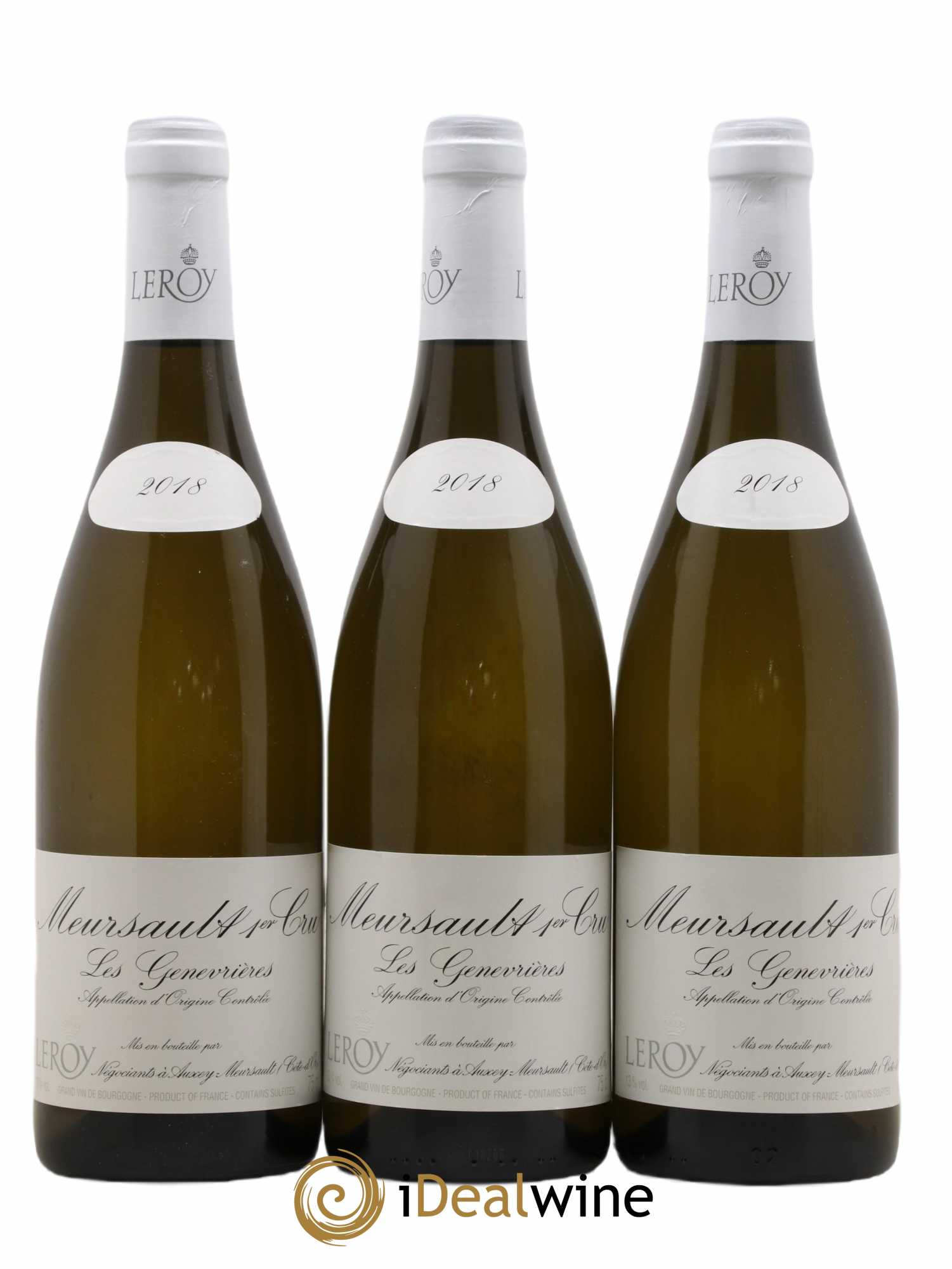 Meursault 1er Cru Les Genevrières Leroy SA 2018 - Posten von 6 Flaschen - 1