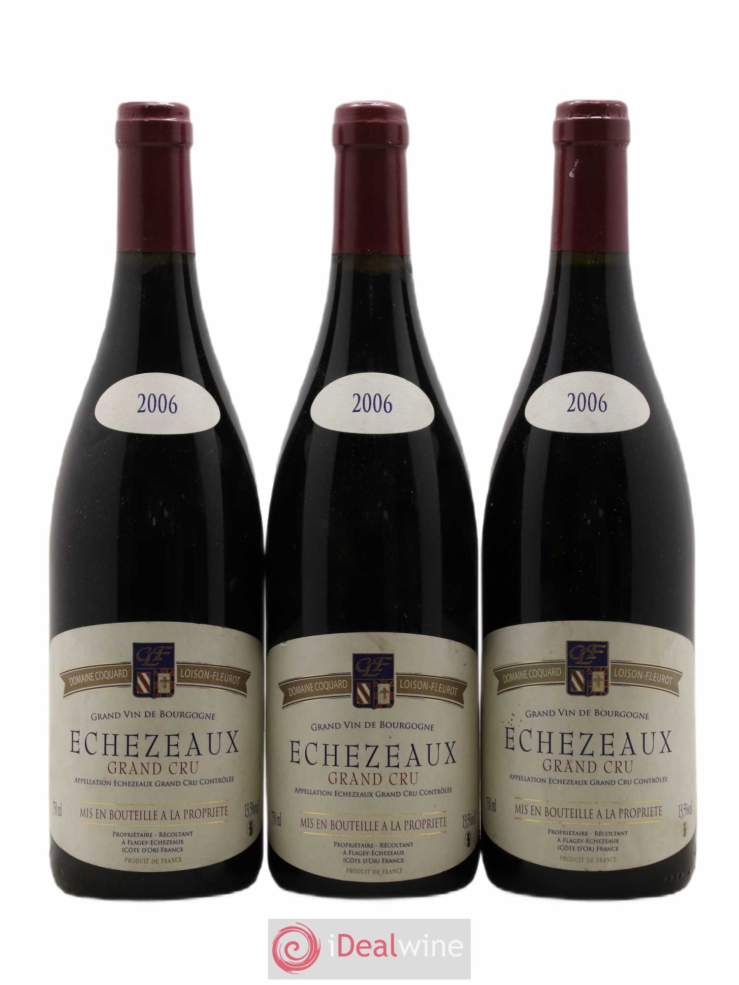 Echezeaux Grand Cru Coquard Loison-Fleurot 2006 - Lot de 3 bouteilles - 0