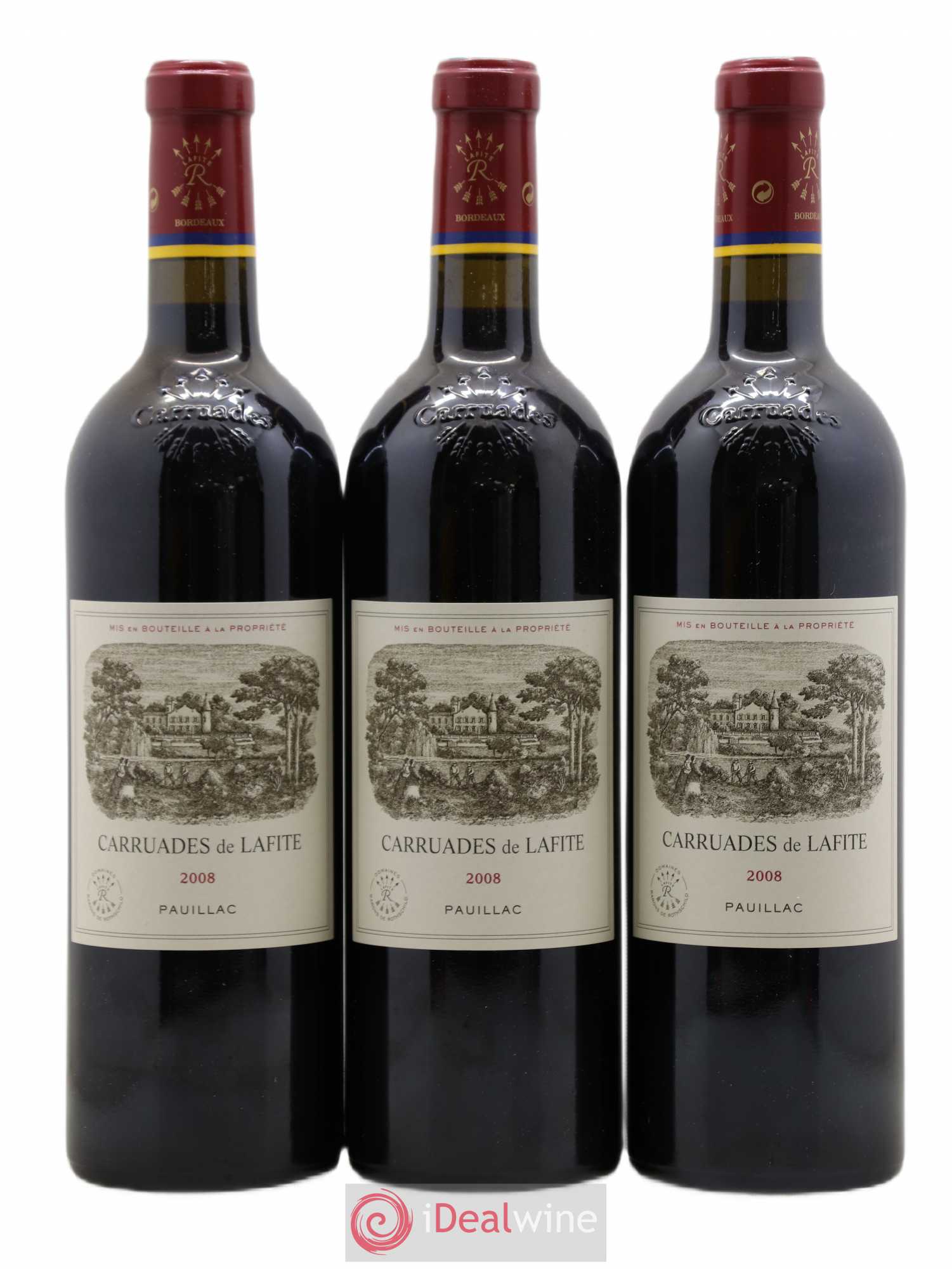 Carruades de Lafite Rothschild Second Vin 2008 - Lot de 6 bouteilles - 1