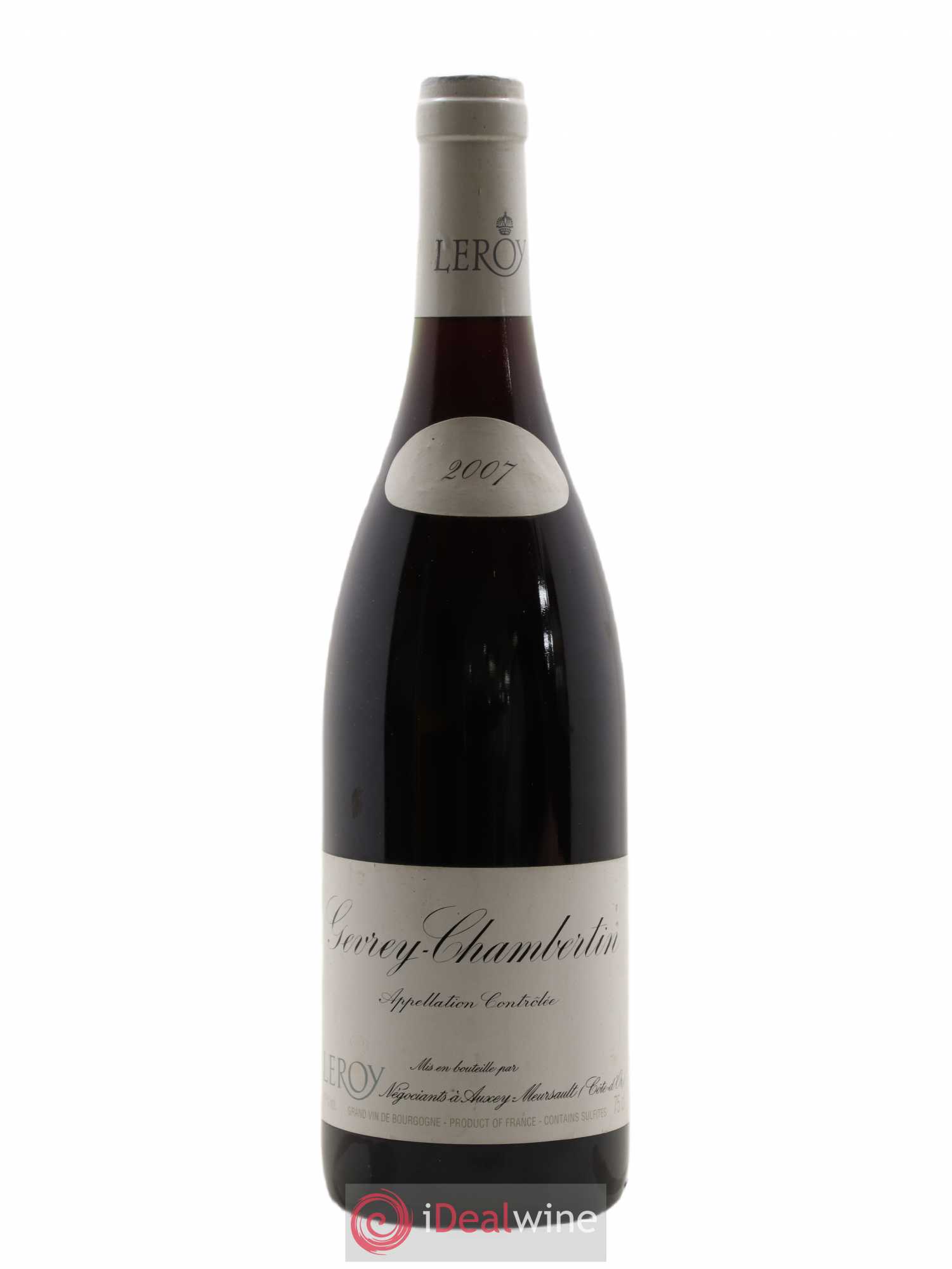 Gevrey-Chambertin Leroy SA 2007 - Lot de 1 bouteille - 0