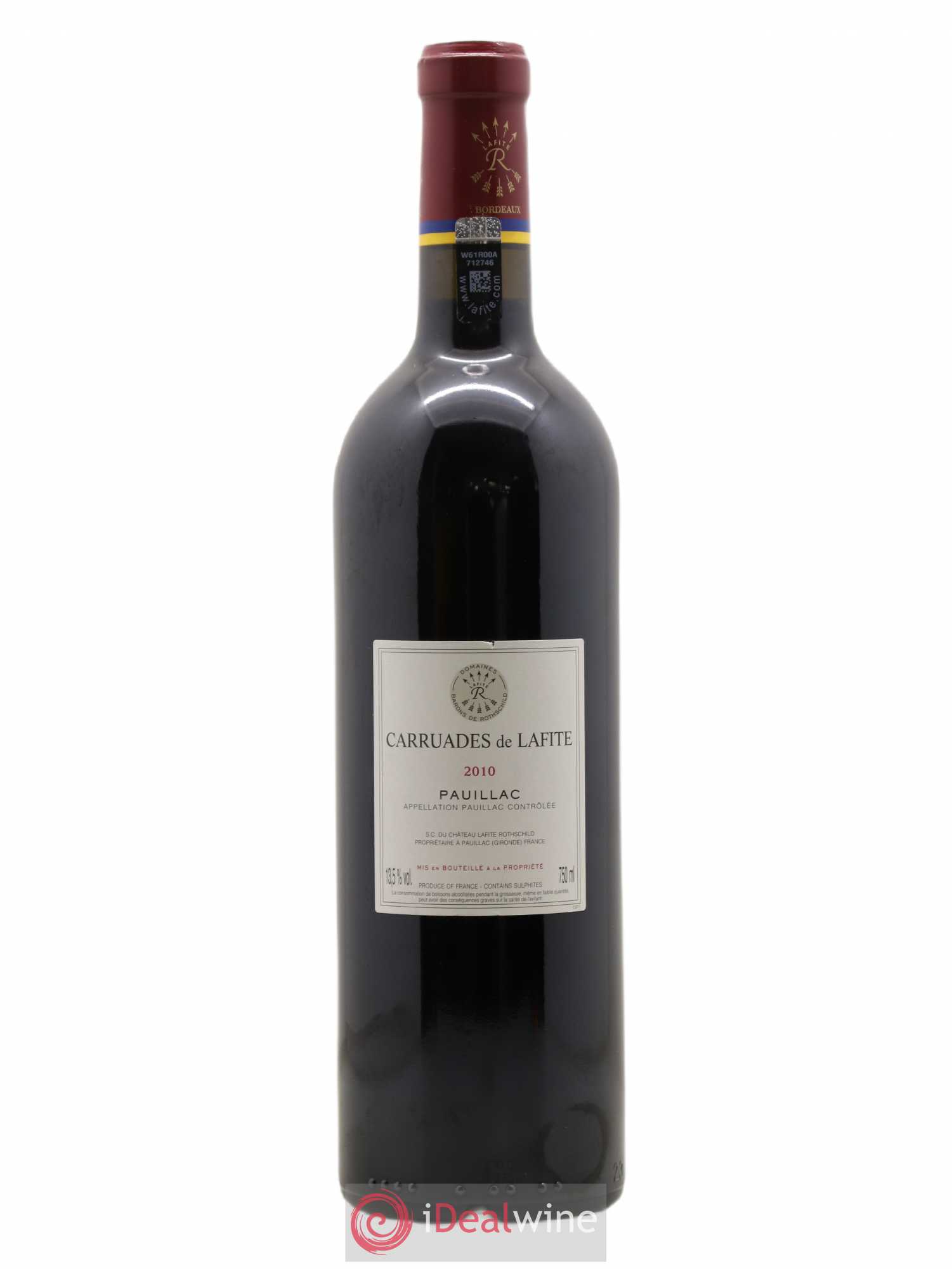 Carruades de Lafite Rothschild Second Vin 2010 - Lot de 1 bouteille - 1