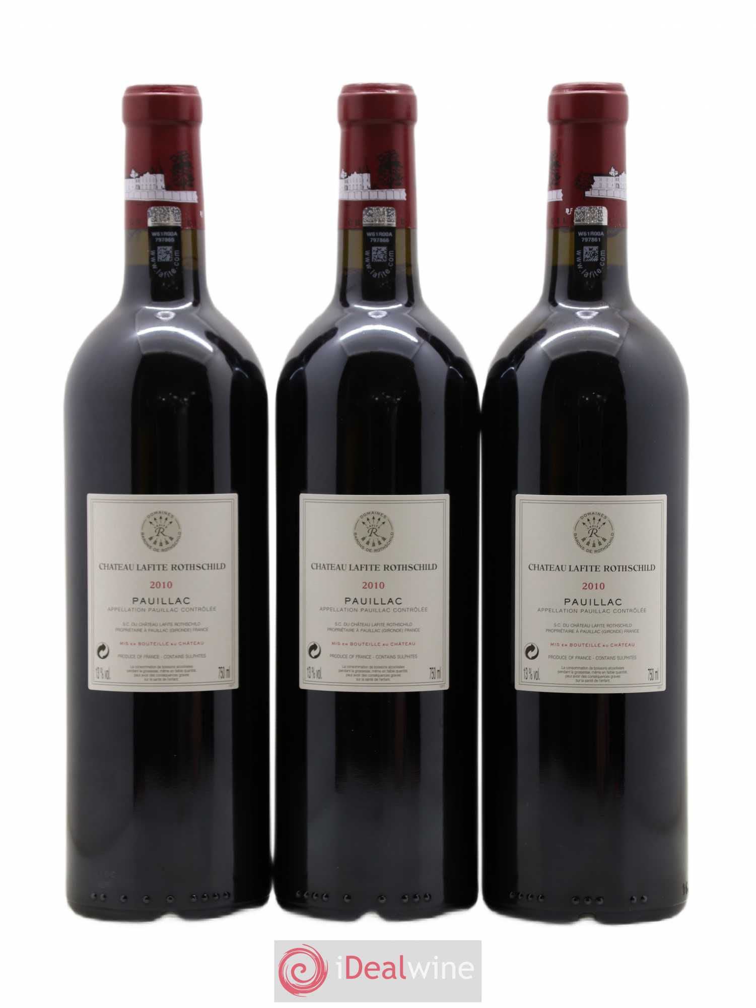 Château Lafite Rothschild 1er Grand Cru Classé 2010 - Lot de 6 bouteilles - 4