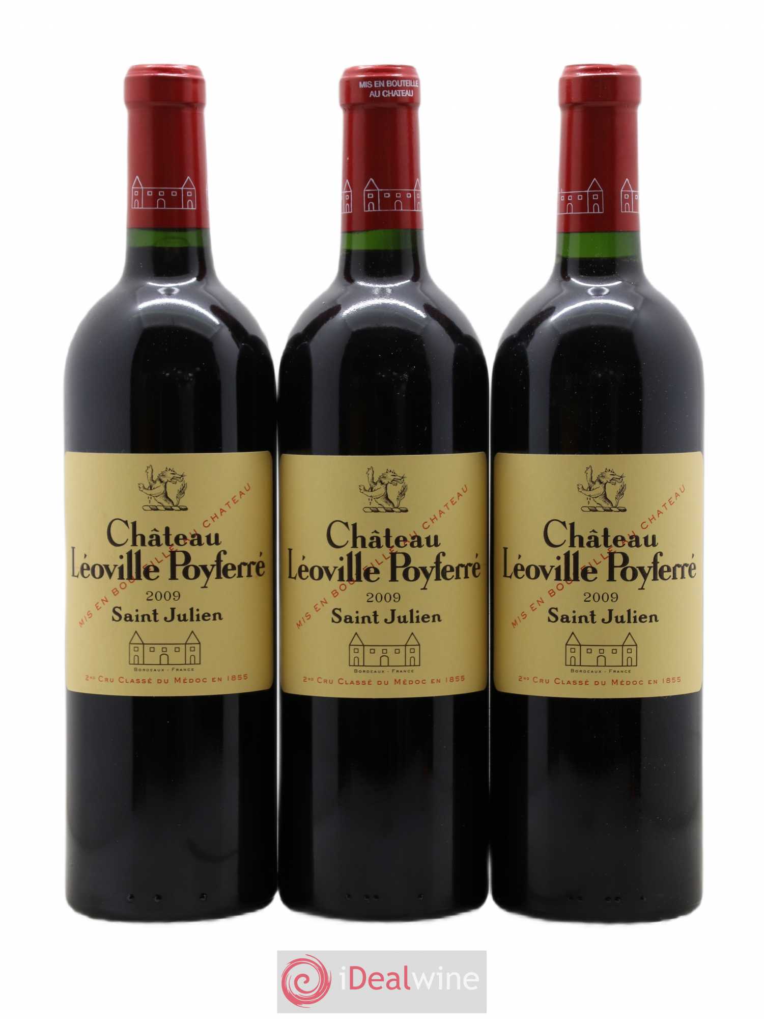 Château Léoville Poyferré 2ème Grand Cru Classé 2009 - Lot de 6 bouteilles - 1