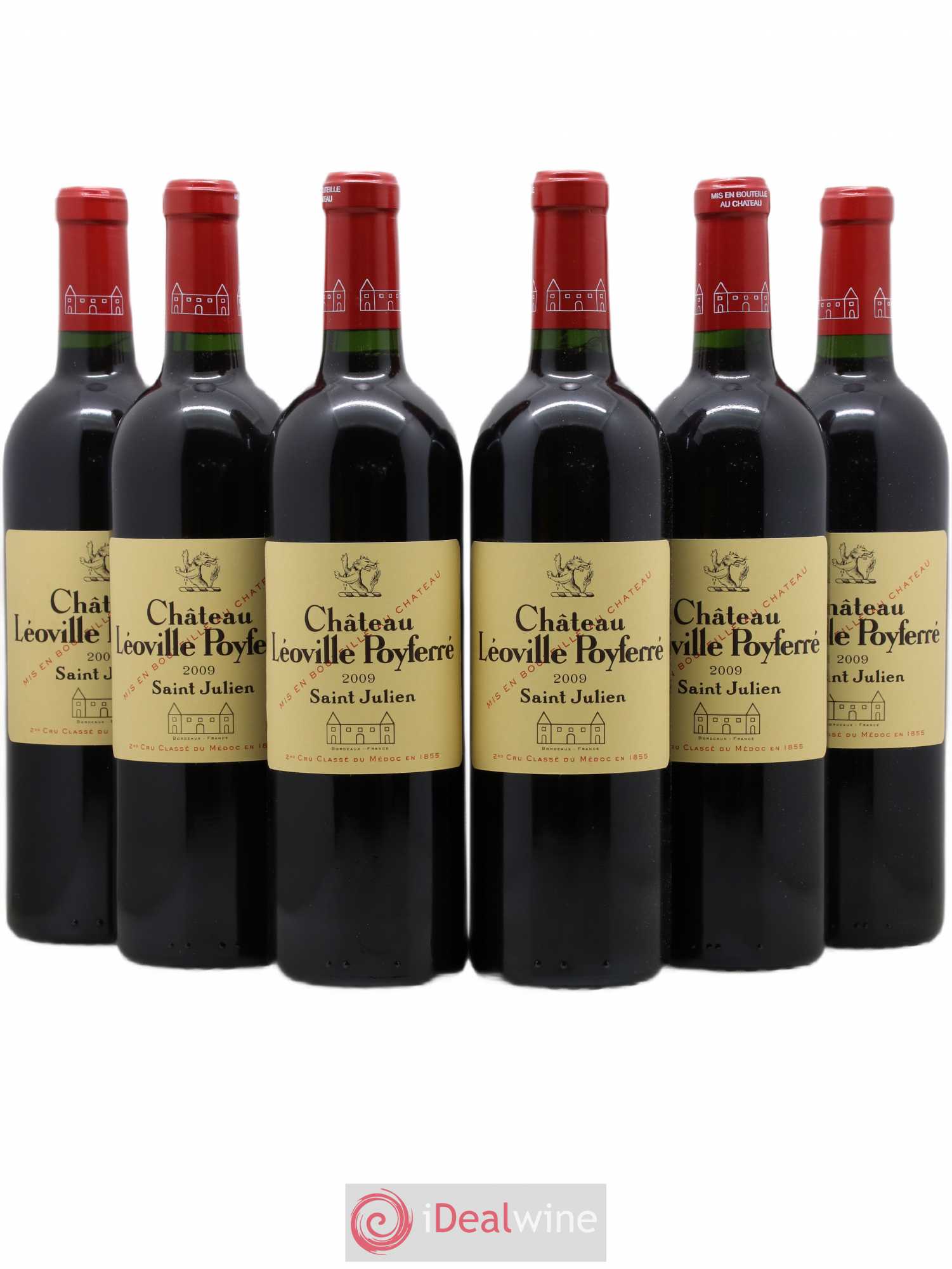 Château Léoville Poyferré 2ème Grand Cru Classé 2009 - Lot de 6 bouteilles - 0