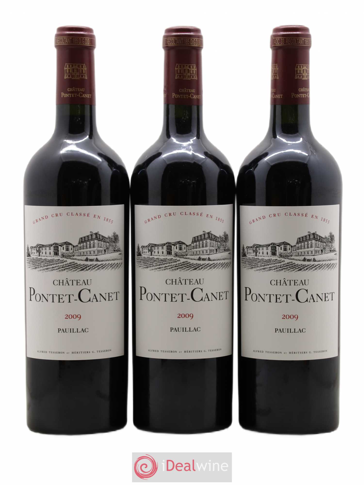 Château Pontet Canet 5ème Grand Cru Classé 2009 - Lot de 6 bouteilles - 3
