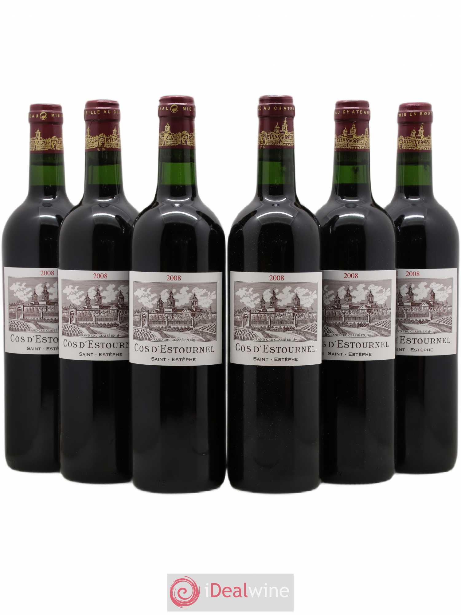 Cos d'Estournel 2ème Grand Cru Classé 2008 - Lot de 6 bouteilles - 0