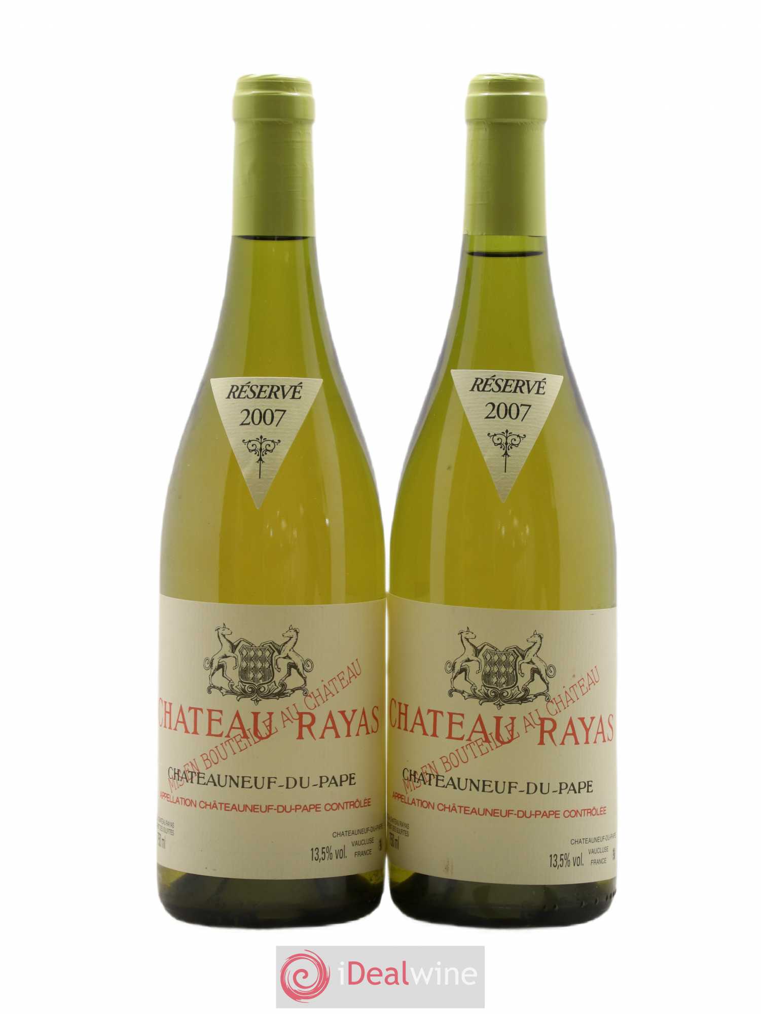 Châteauneuf-du-Pape Château Rayas Emmanuel Reynaud 2007 - Lot de 2 bouteilles - 0