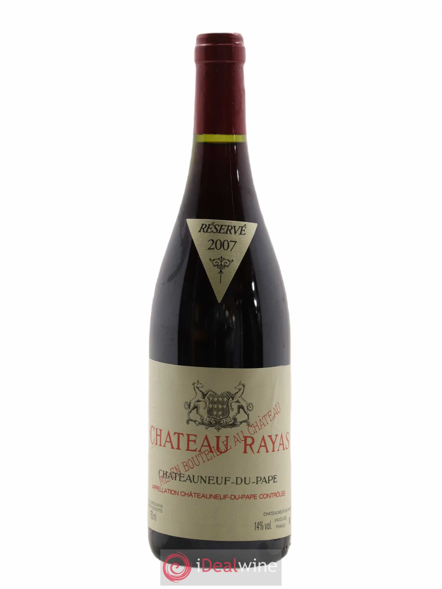 Châteauneuf-du-Pape Château Rayas Emmanuel Reynaud 2007 - Lot de 1 bouteille - 0