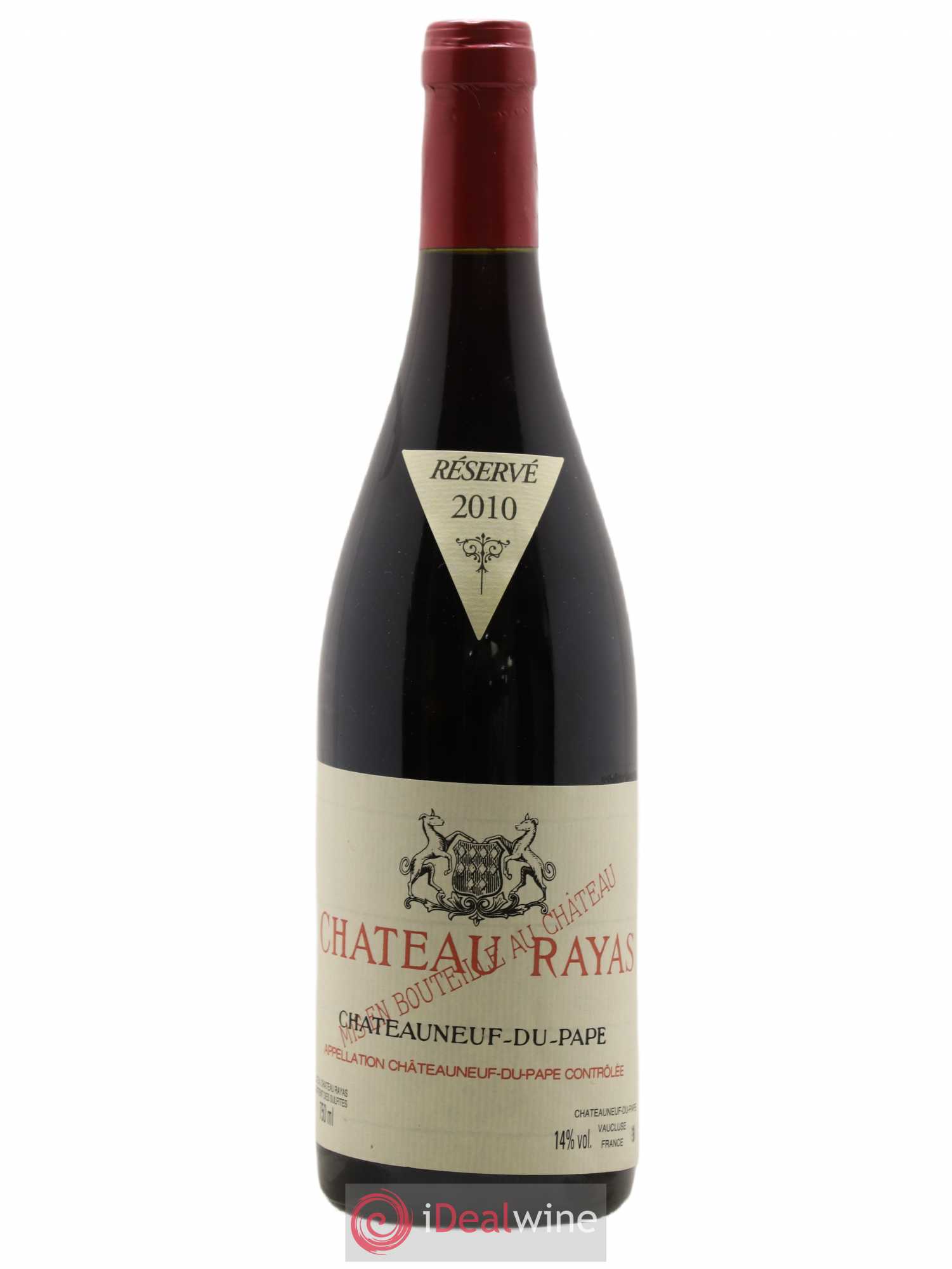 Châteauneuf-du-Pape Château Rayas Emmanuel Reynaud 2010 - Lot de 1 bouteille - 0
