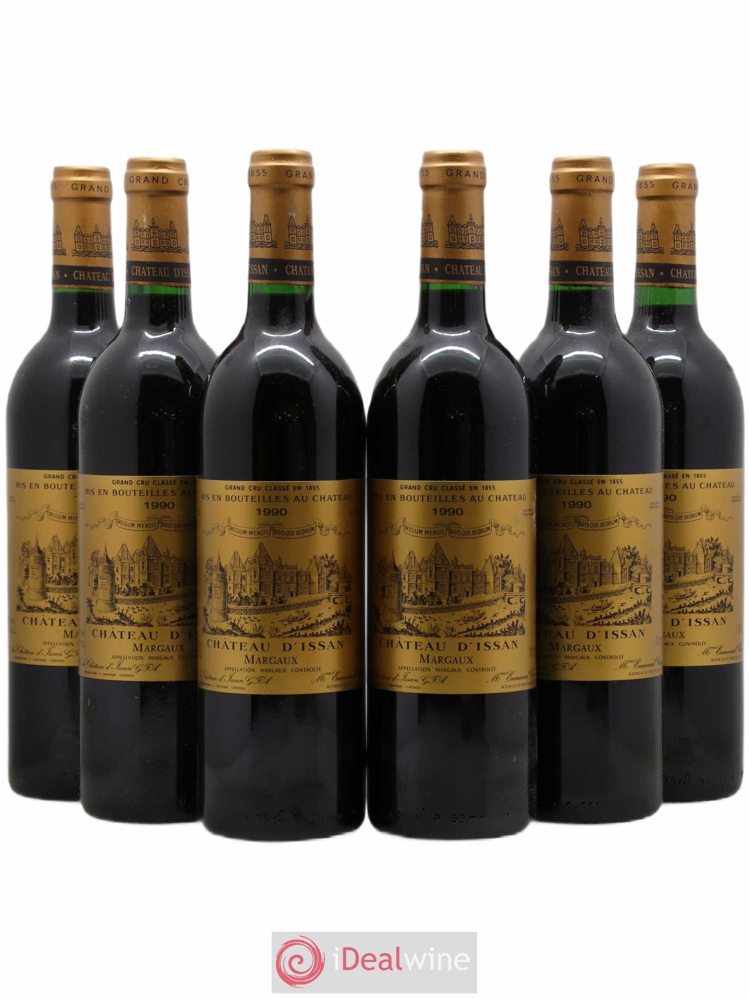 Château d'Issan 3ème Grand Cru Classé 1990 - Lot de 6 bouteilles - 0