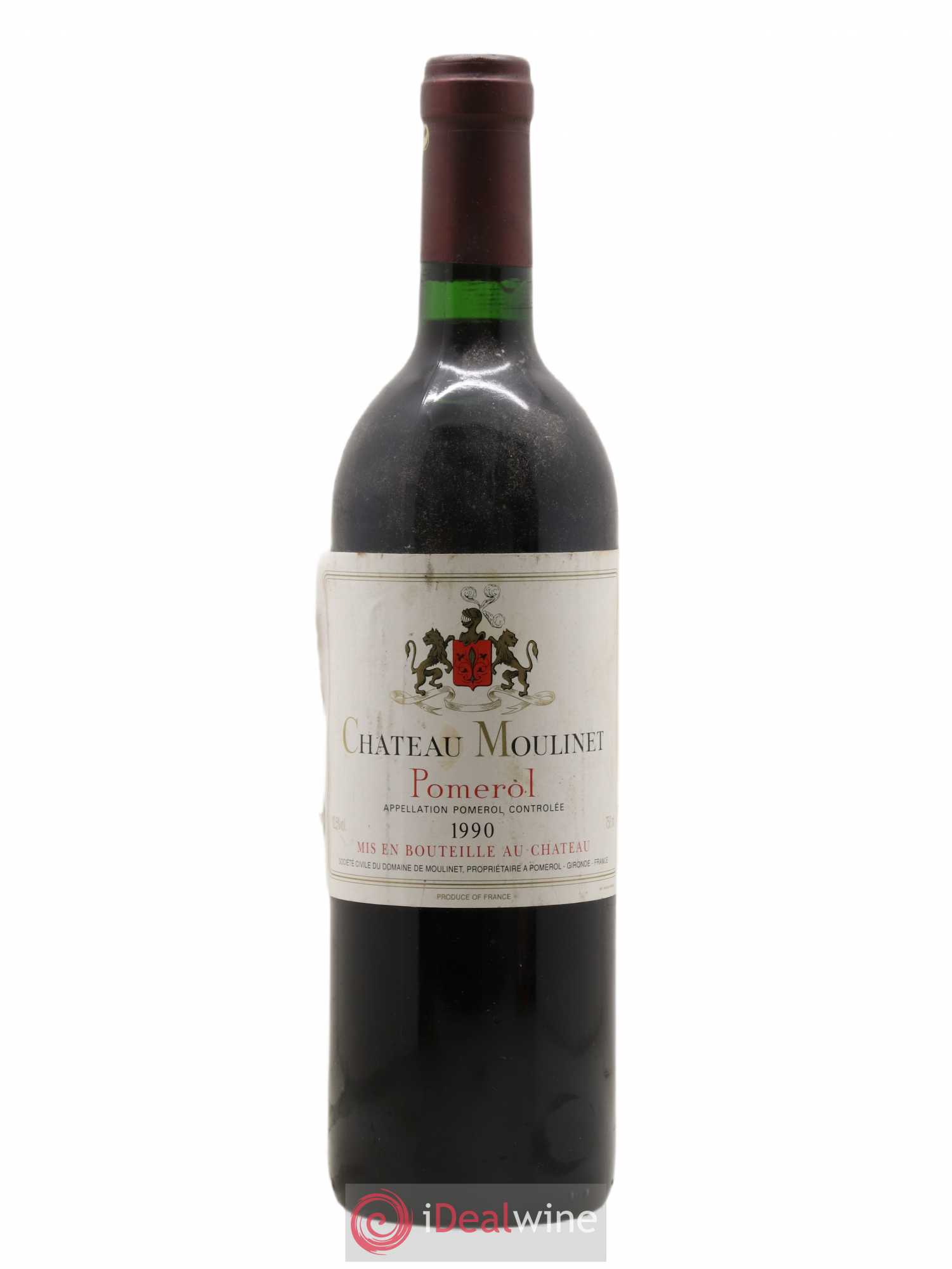 Château Moulinet 1990 - Lot de 1 bouteille - 0