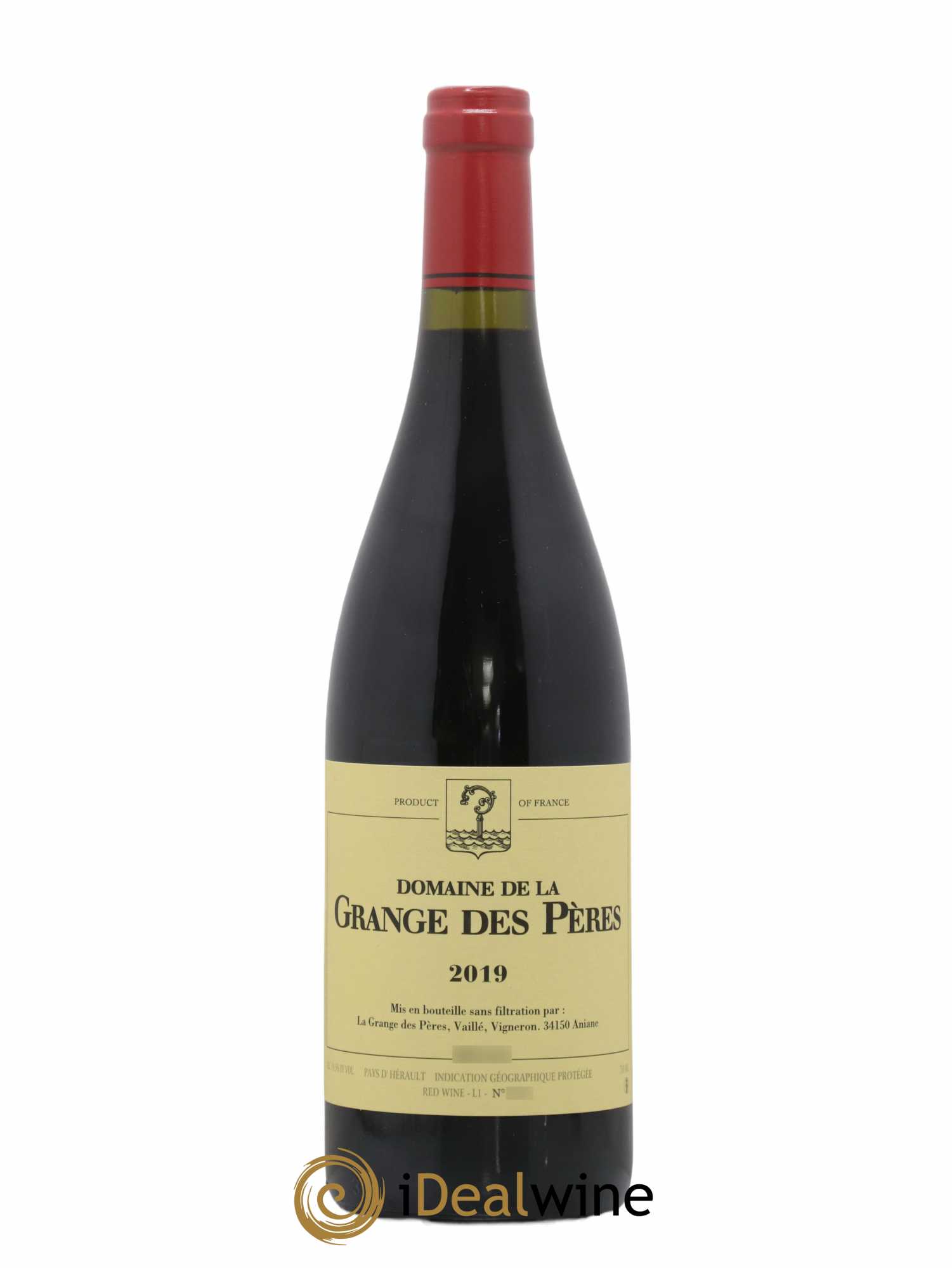 Pays d'Hérault Grange des Pères Laurent Vaillé 2019 - Lot de 1 bouteille - 0