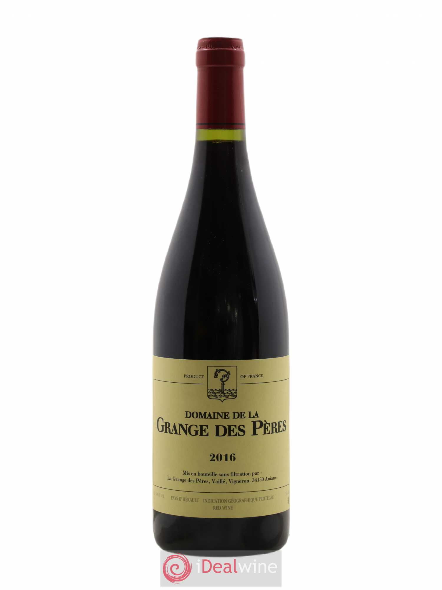 Pays d'Hérault Grange des Pères Laurent Vaillé 2016 - Lot de 1 bouteille - 0