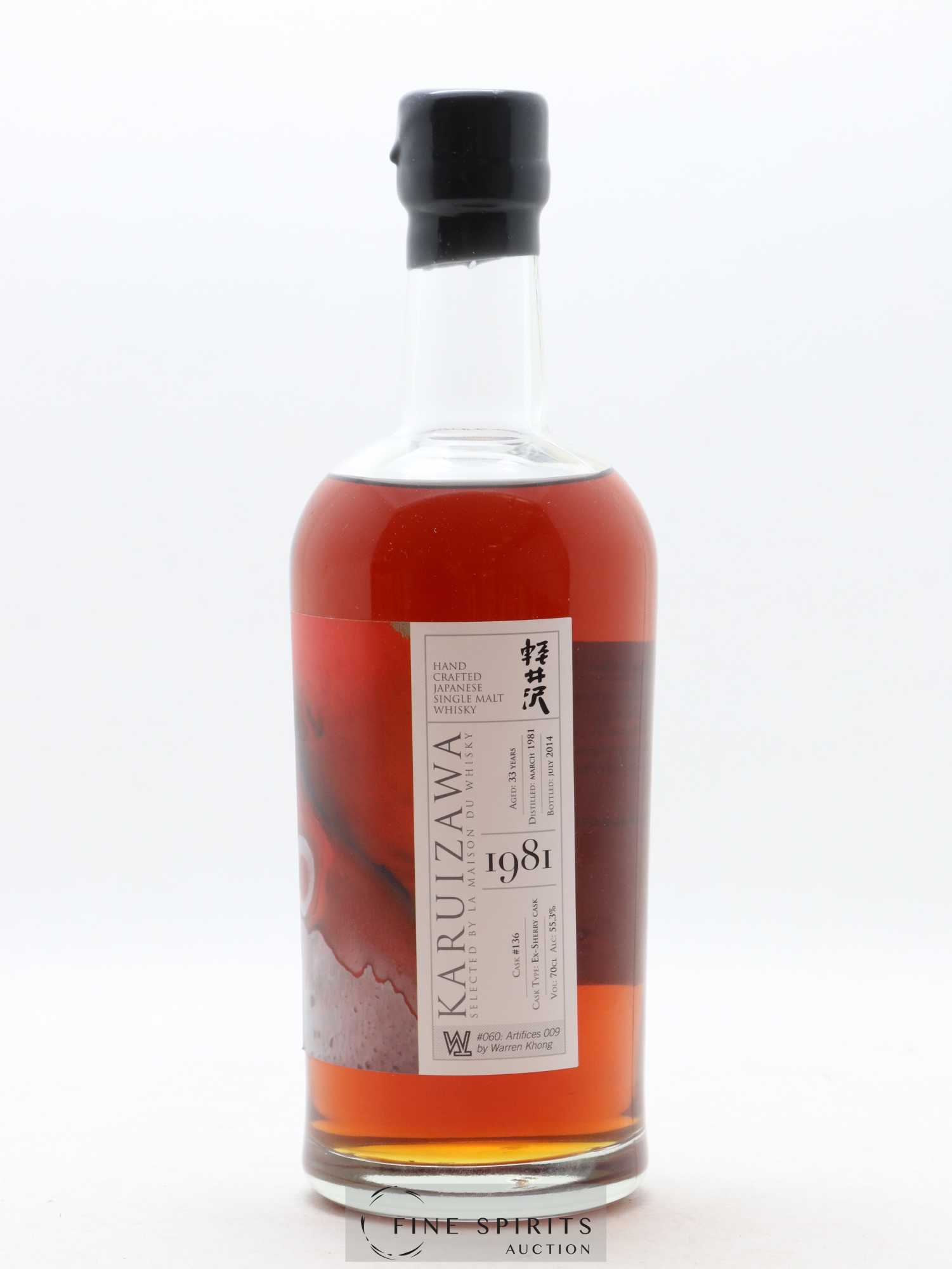 Karuizawa 33 years 1981 Number One Drinks Ex-Sherry Cask n°136 - bottled 2014 LMDW Artist - Lot de 1 bouteille - 1