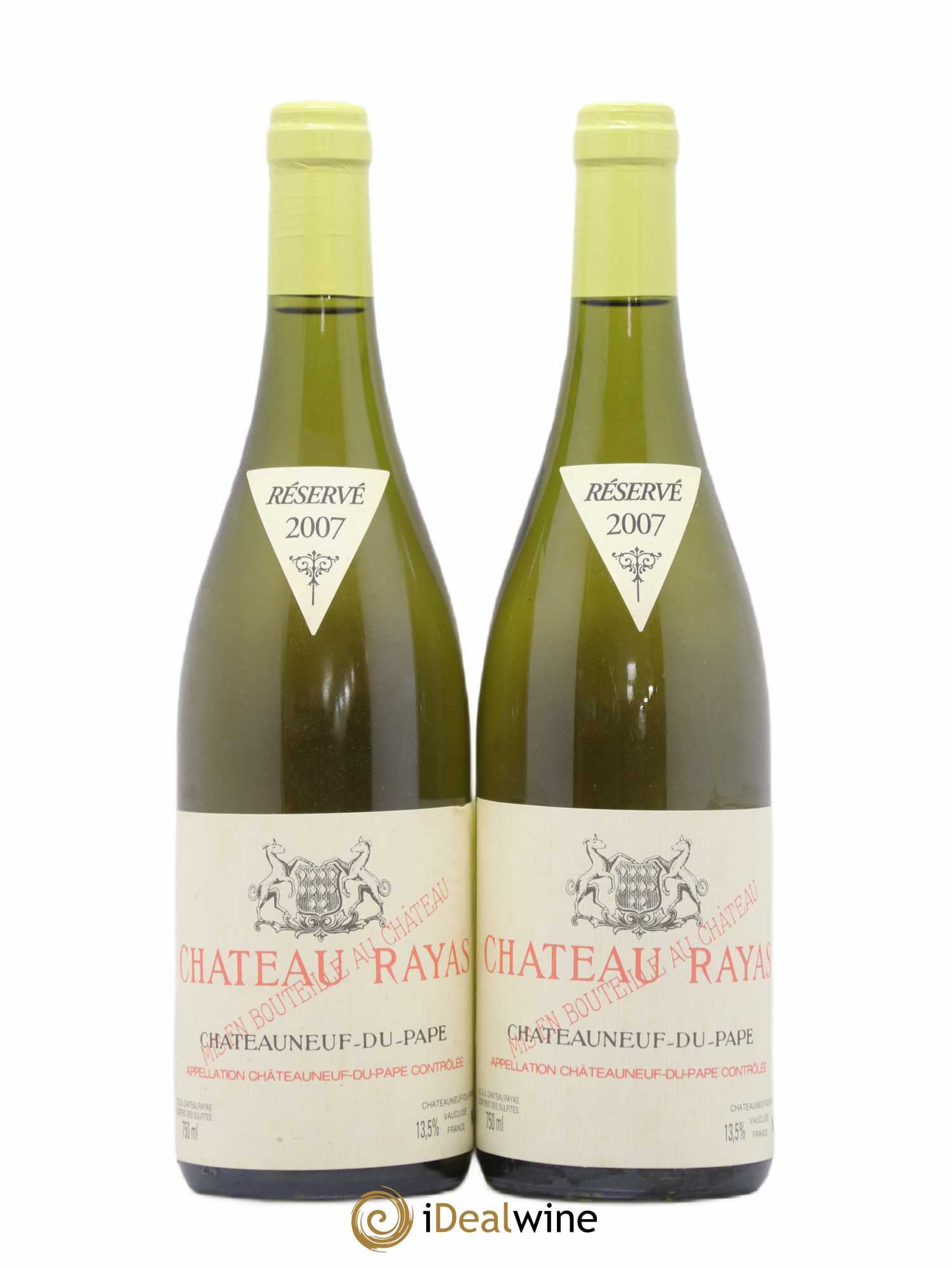 Châteauneuf-du-Pape Château Rayas Emmanuel Reynaud 2007 - Lot de 2 bouteilles - 0