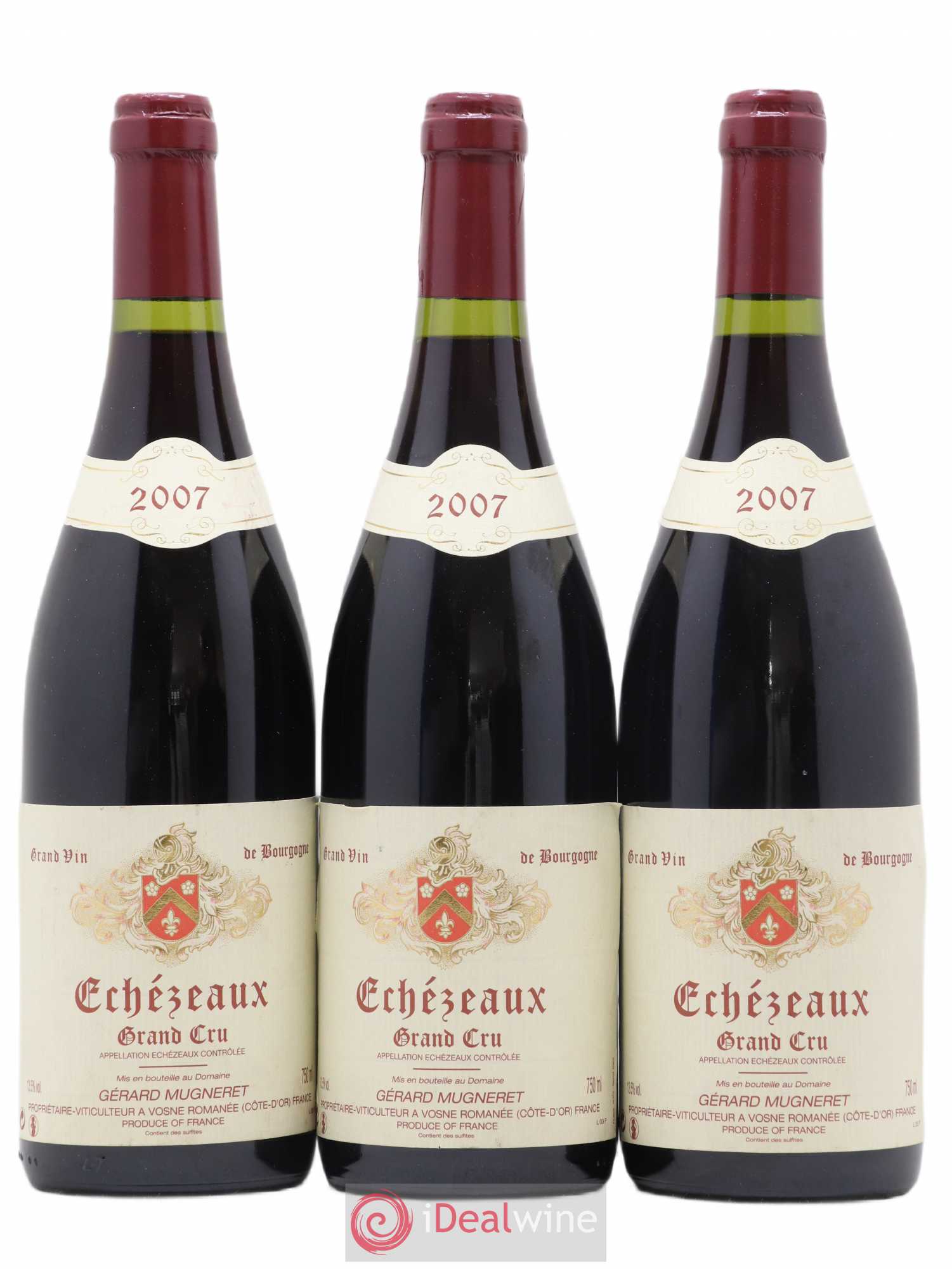 Echezeaux Grand Cru Gérard Mugneret 2007 - Lot de 3 bouteilles - 0