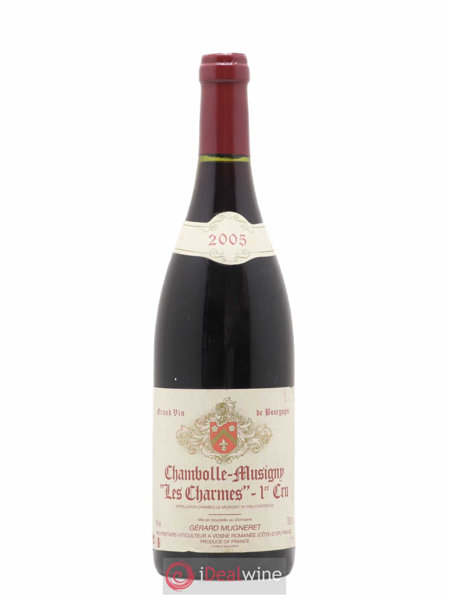 Chambolle-Musigny 1er Cru Les Charmes Gérard Mugneret 2005 - Lot de 1 bouteille - 0