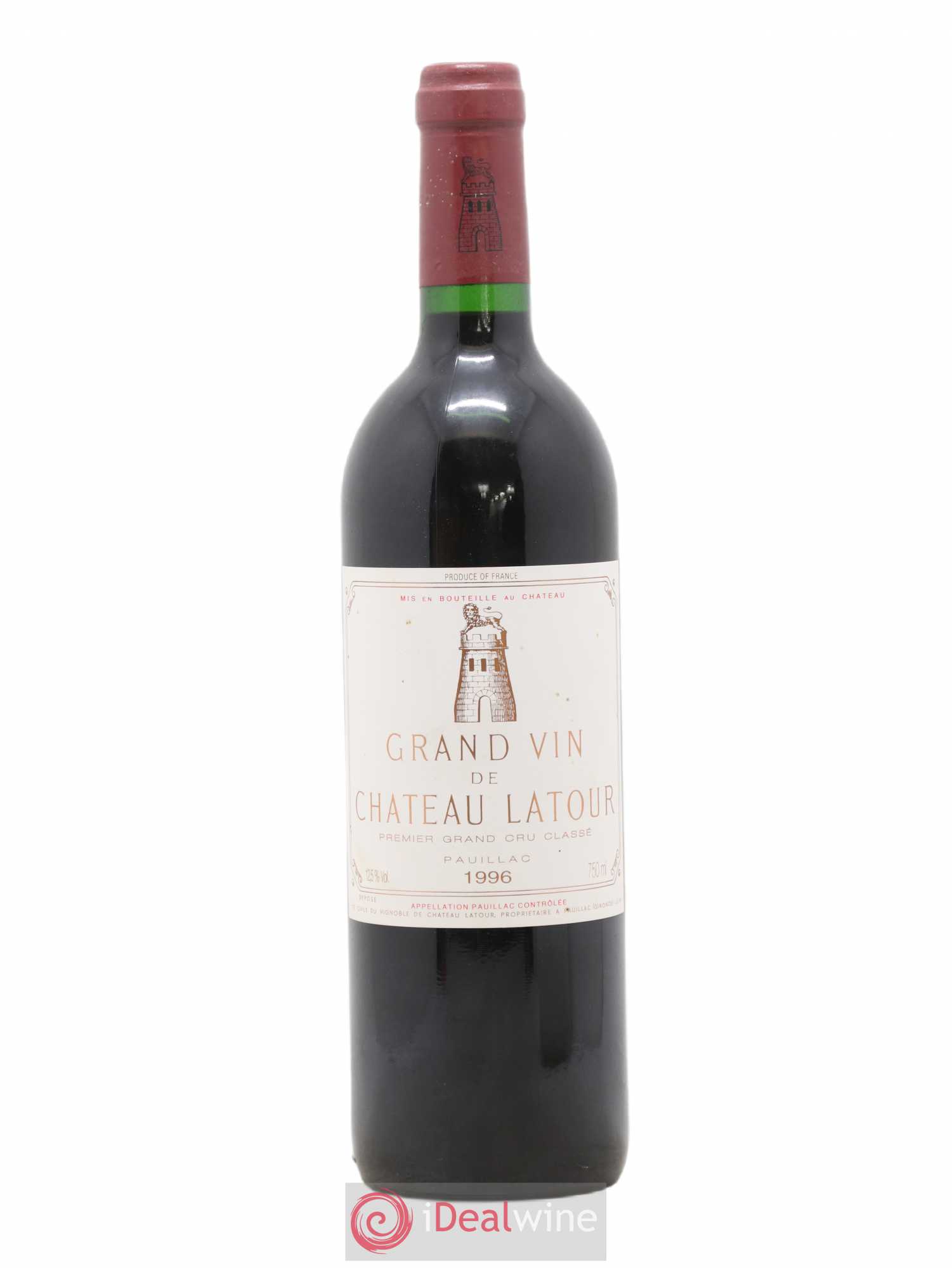 Château Latour 1er Grand Cru Classé 1996 - Lot de 1 bouteille - 0