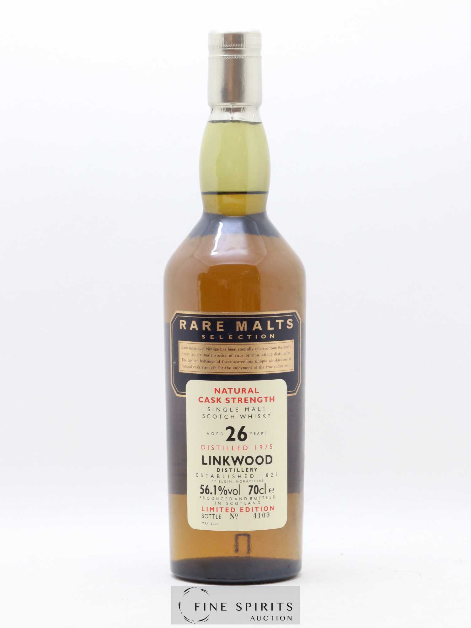 Linkwood 26 years 1975 Of. Rare Malts Selection Natural Cask Strengh - bottled 2002 Limited Edition - Lot de 1 bouteille - 1