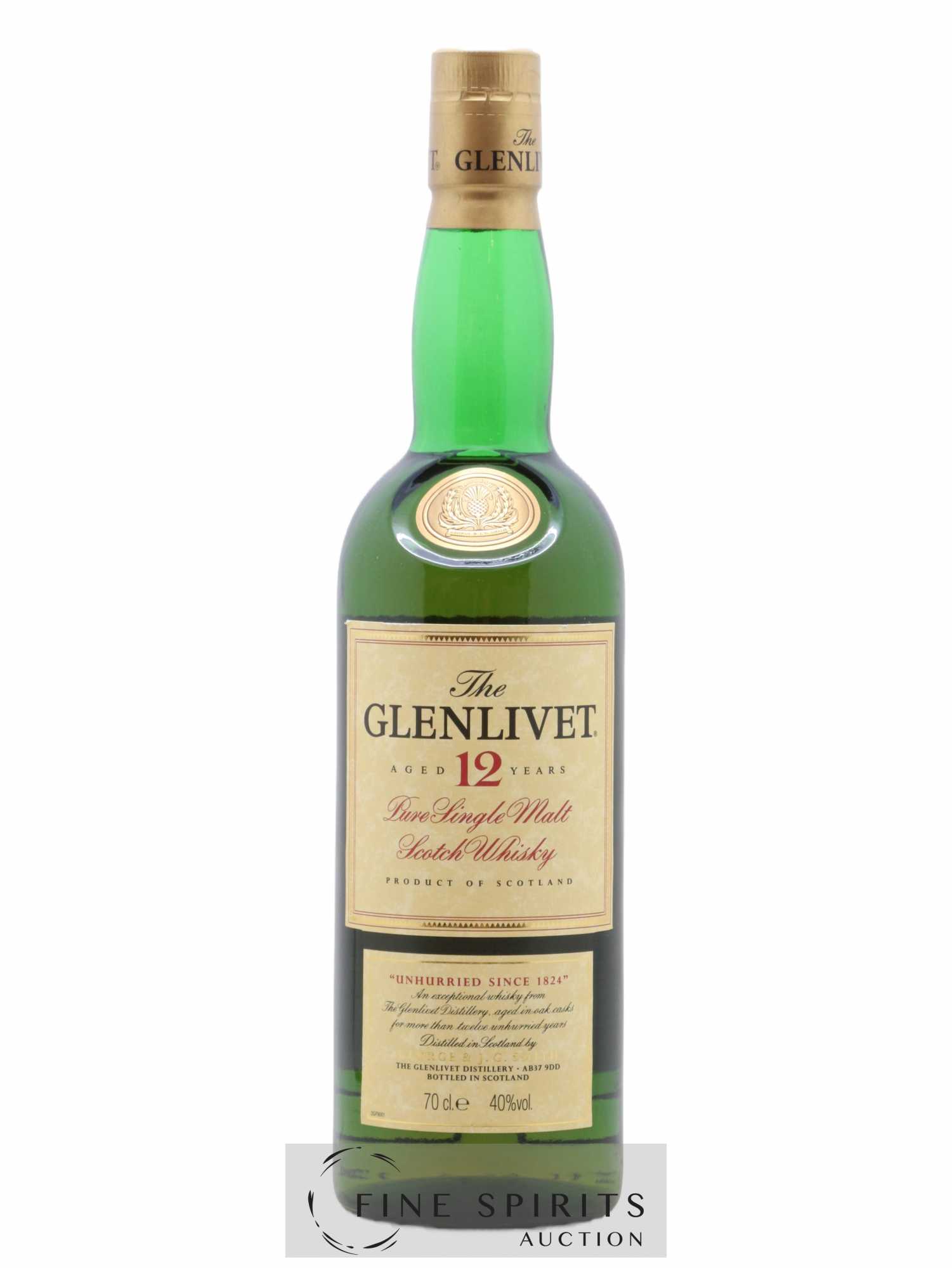 Glenlivet (The) 12 years Of. - Lot of 1 bottle - 1